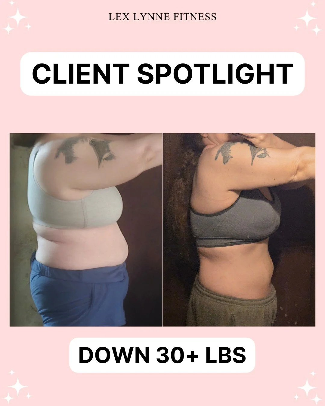 ✨ CLIENT SPOTLIGHT ✨

When she first came to me, she wasn&rsquo;t chasing a &ldquo;perfect body.&rdquo;

She was exhausted.
Running on caffeine.
Eating once a day.
Stress eating at night.
And stuck in an all-or-nothing cycle she couldn&rsquo;t break.