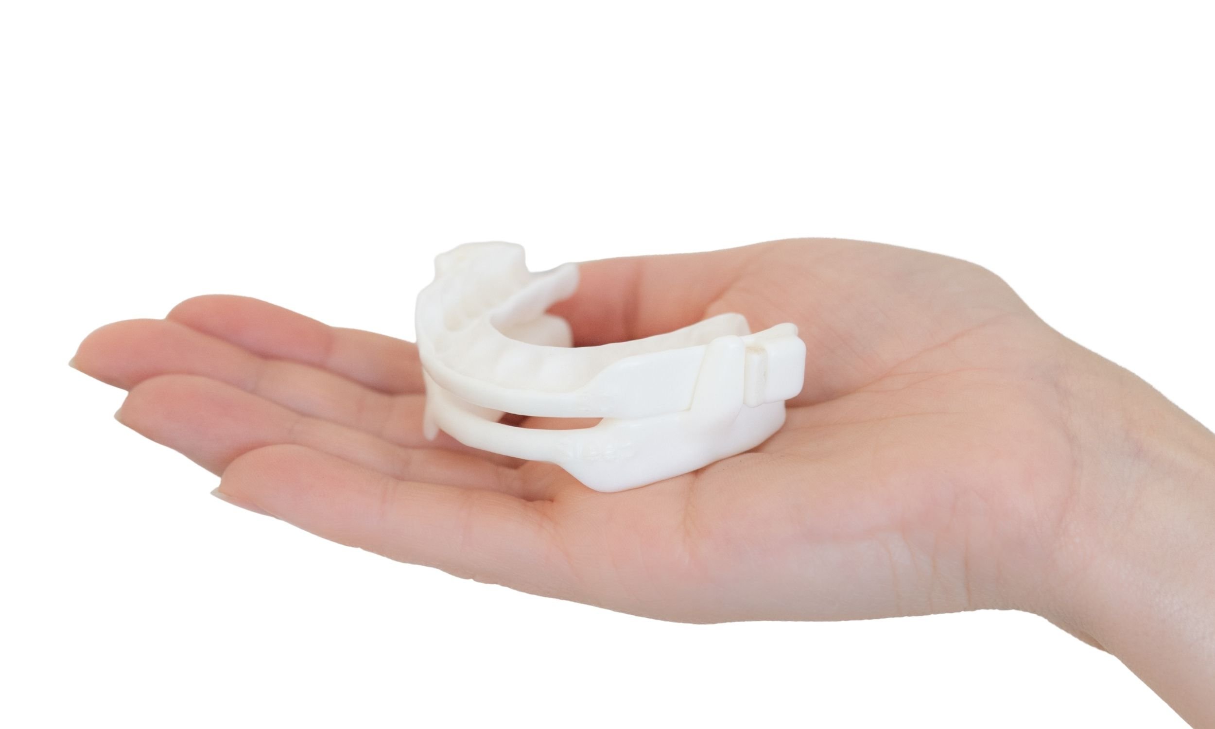 Mandibular advancement device used for non‑invasive snoring and sleep apnoea treatment at Sleep Matters Clinic Wellington