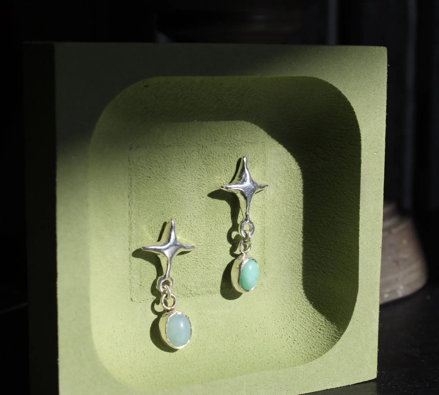 Stellar Earrings (Jade)