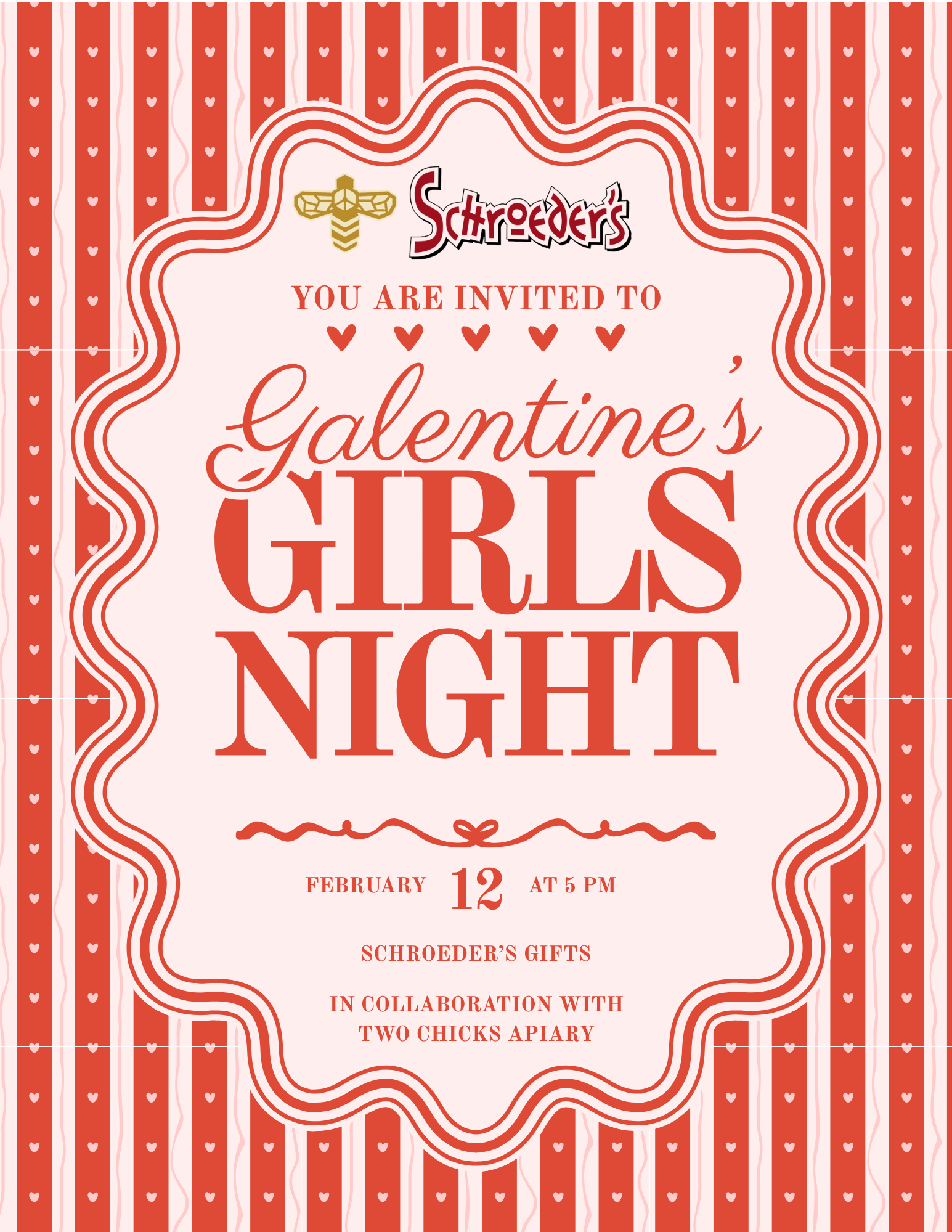 Galentines Girls Night at Schroeder's Gifts 