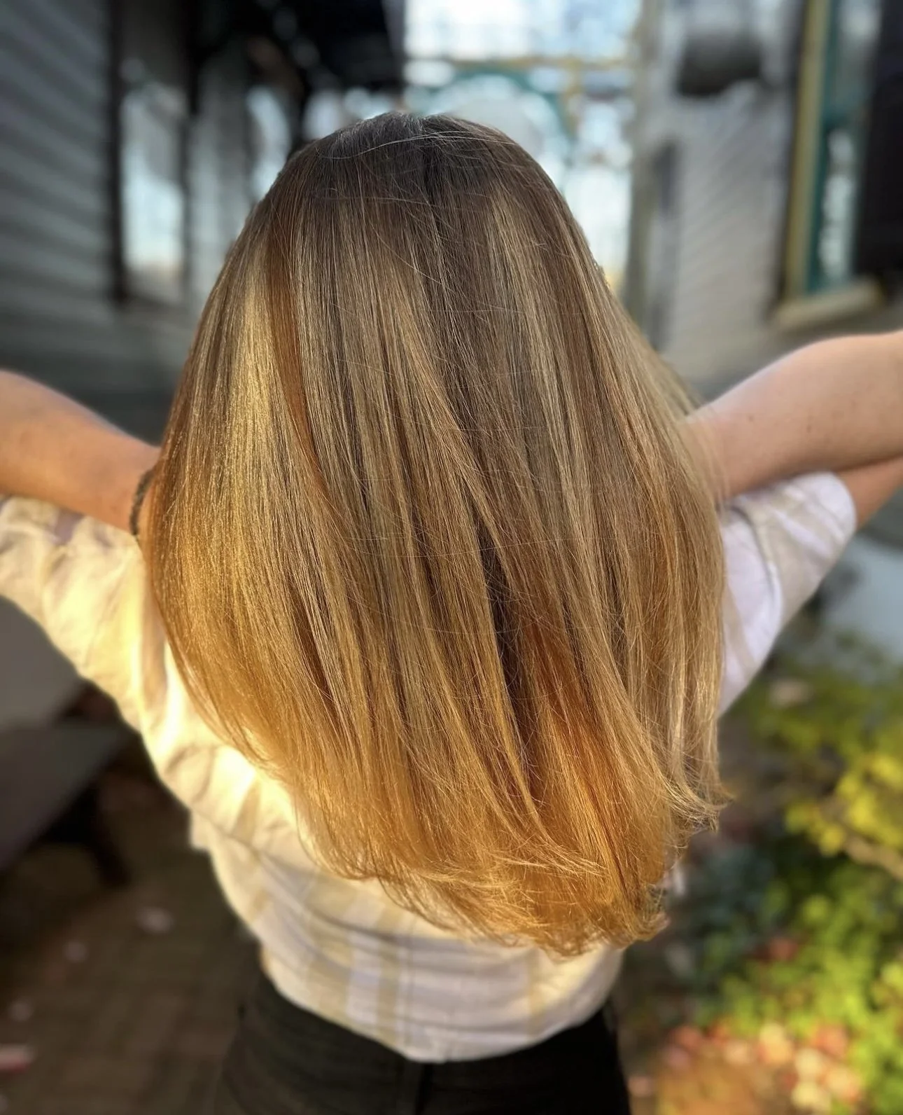 Balayage, Lowlight and Haircut