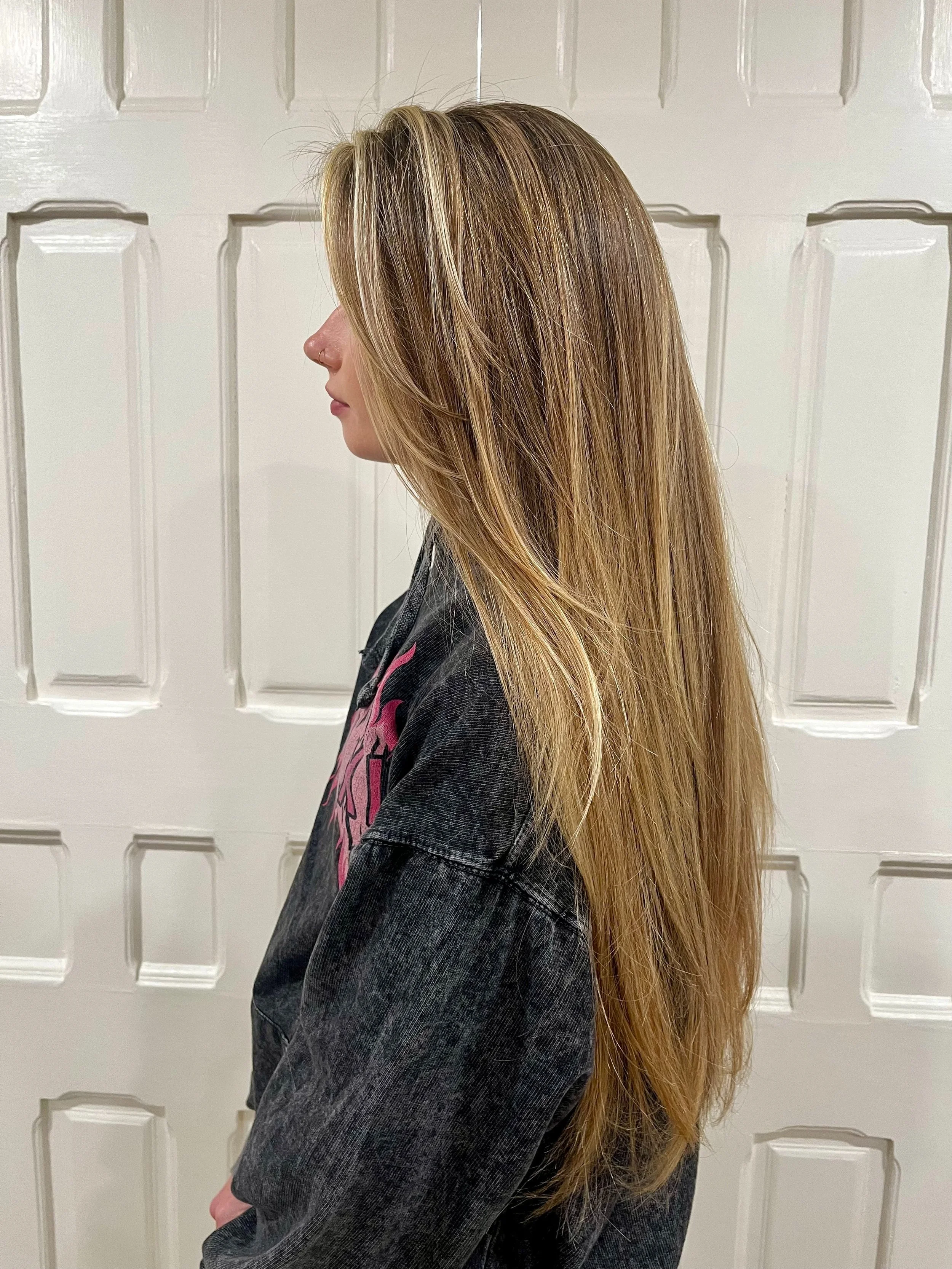 Foil/Balayage Highlight and Haircut