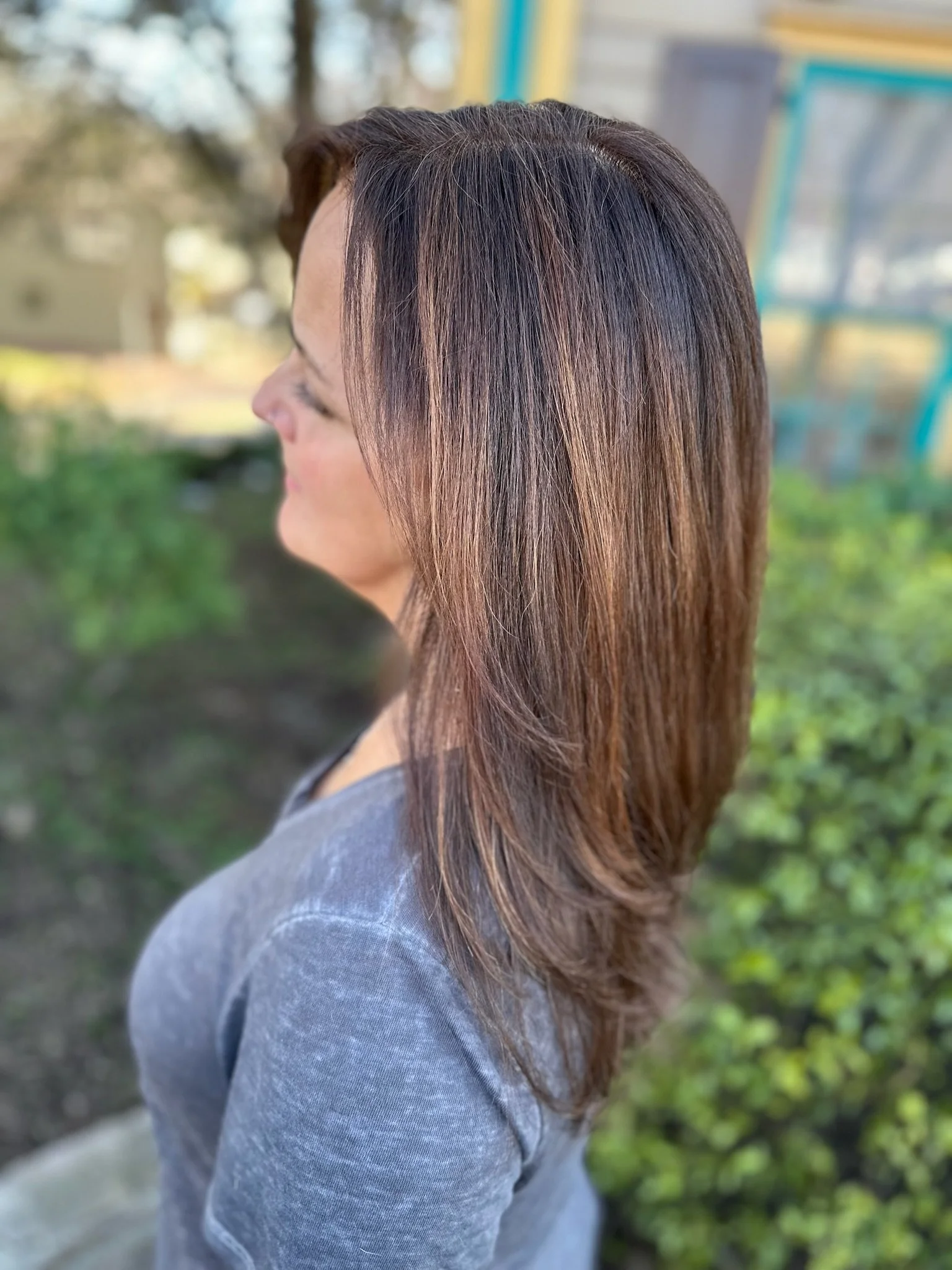 Color Retouch with Balayage and Gloss