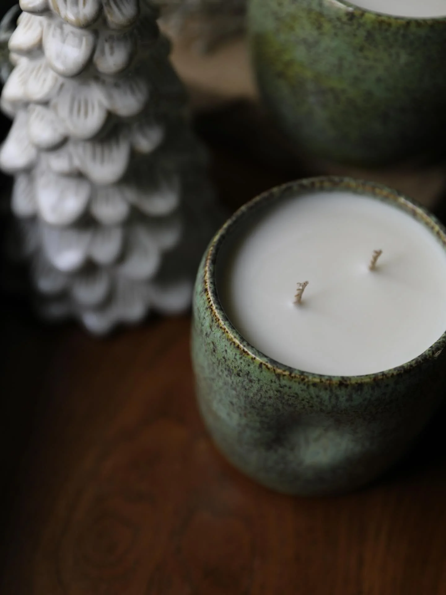 TOMORROW
&mdash;&mdash;&mdash;&mdash;&mdash;&mdash;&mdash;&mdash;
You can get your hands on this stunnnnnnning candle. 
Vessel made BY HAND by @sarahobrienceramics 
Filled BY HAND with our most popular holiday fragrance. 
Come and get em. Live Freely