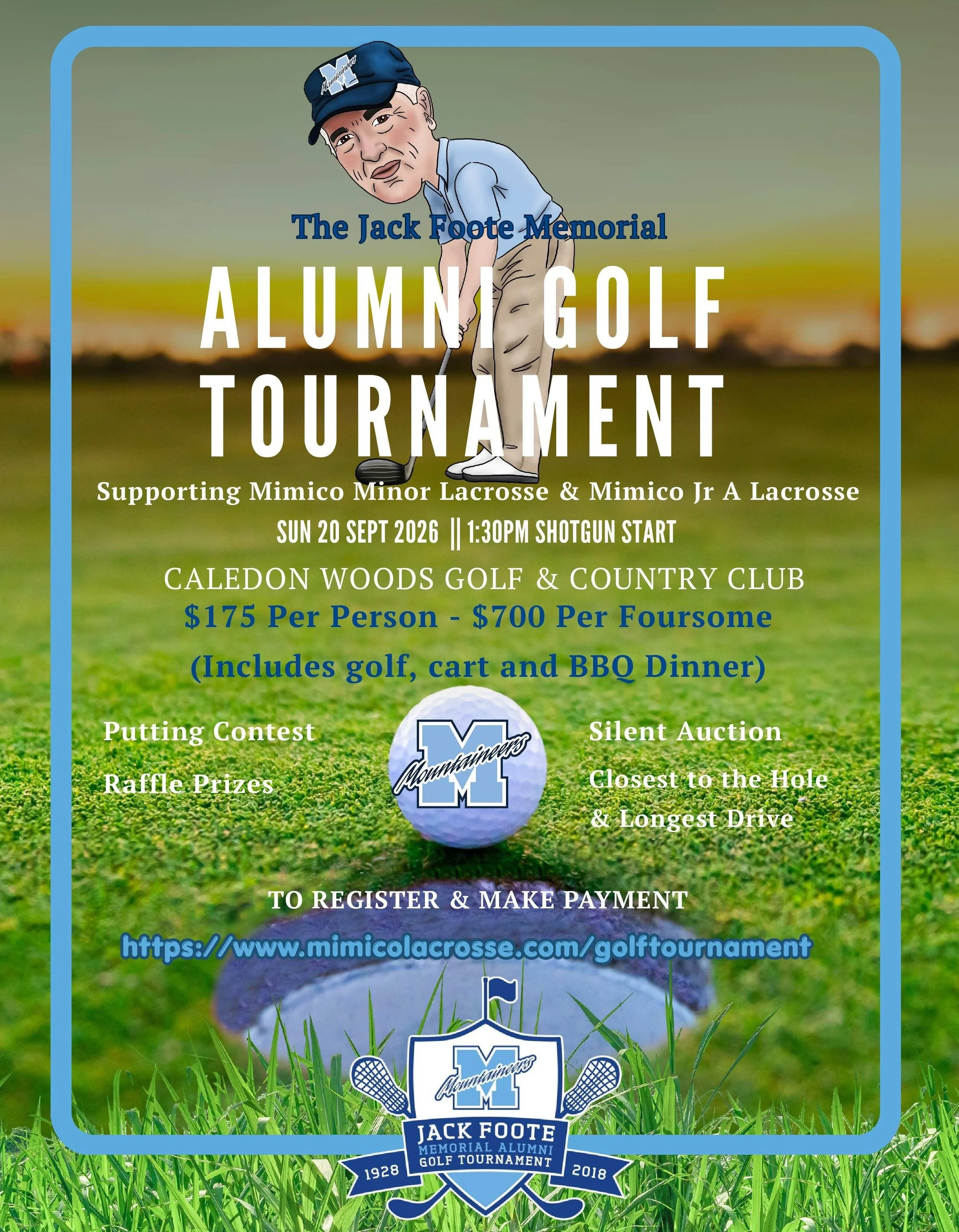 7TH ANNUAL JACK FOOTE MEMORIAL ALUMNI GOLF TOURNAMENT