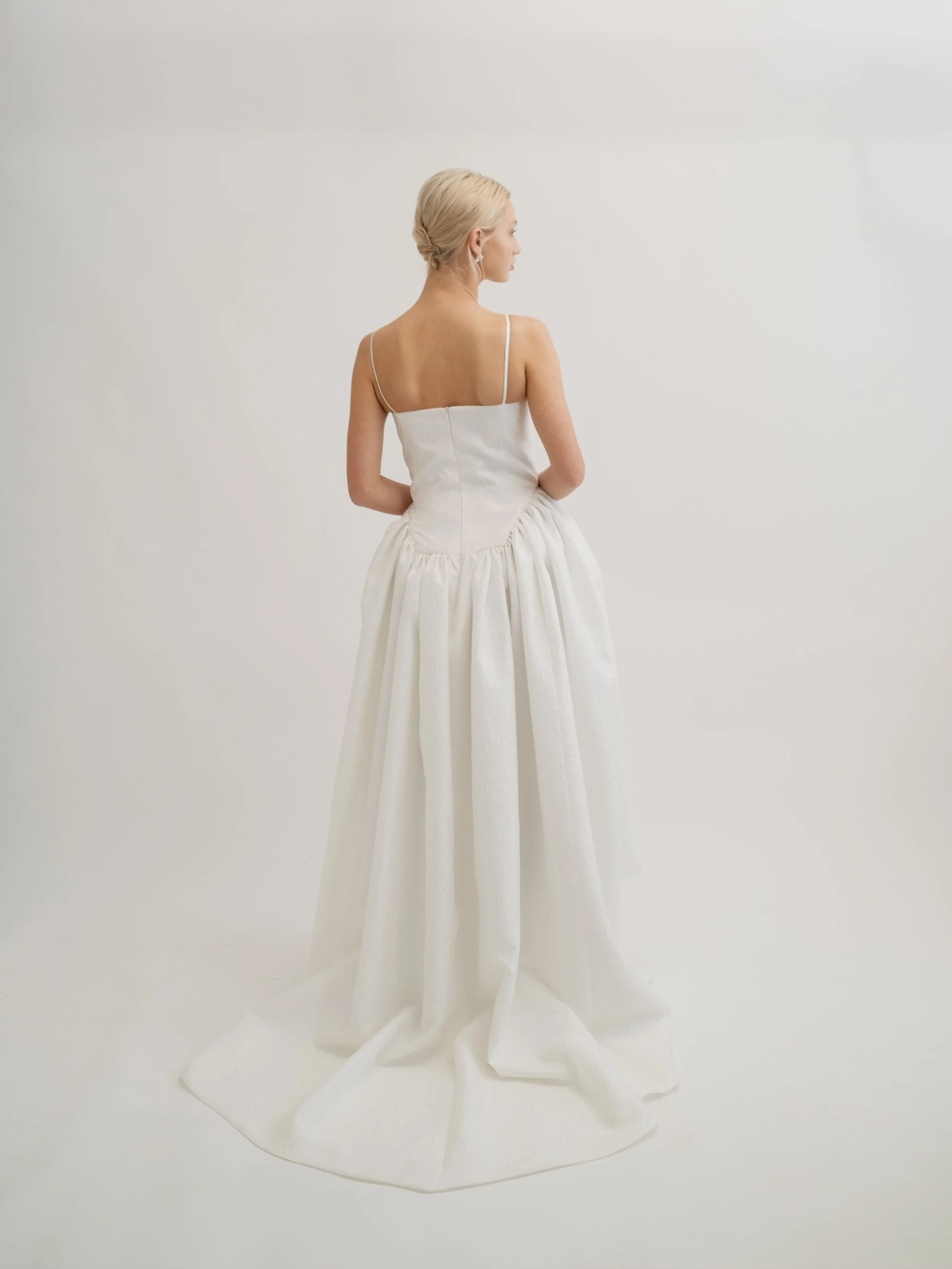 DELPHINE BROCADE DRESS