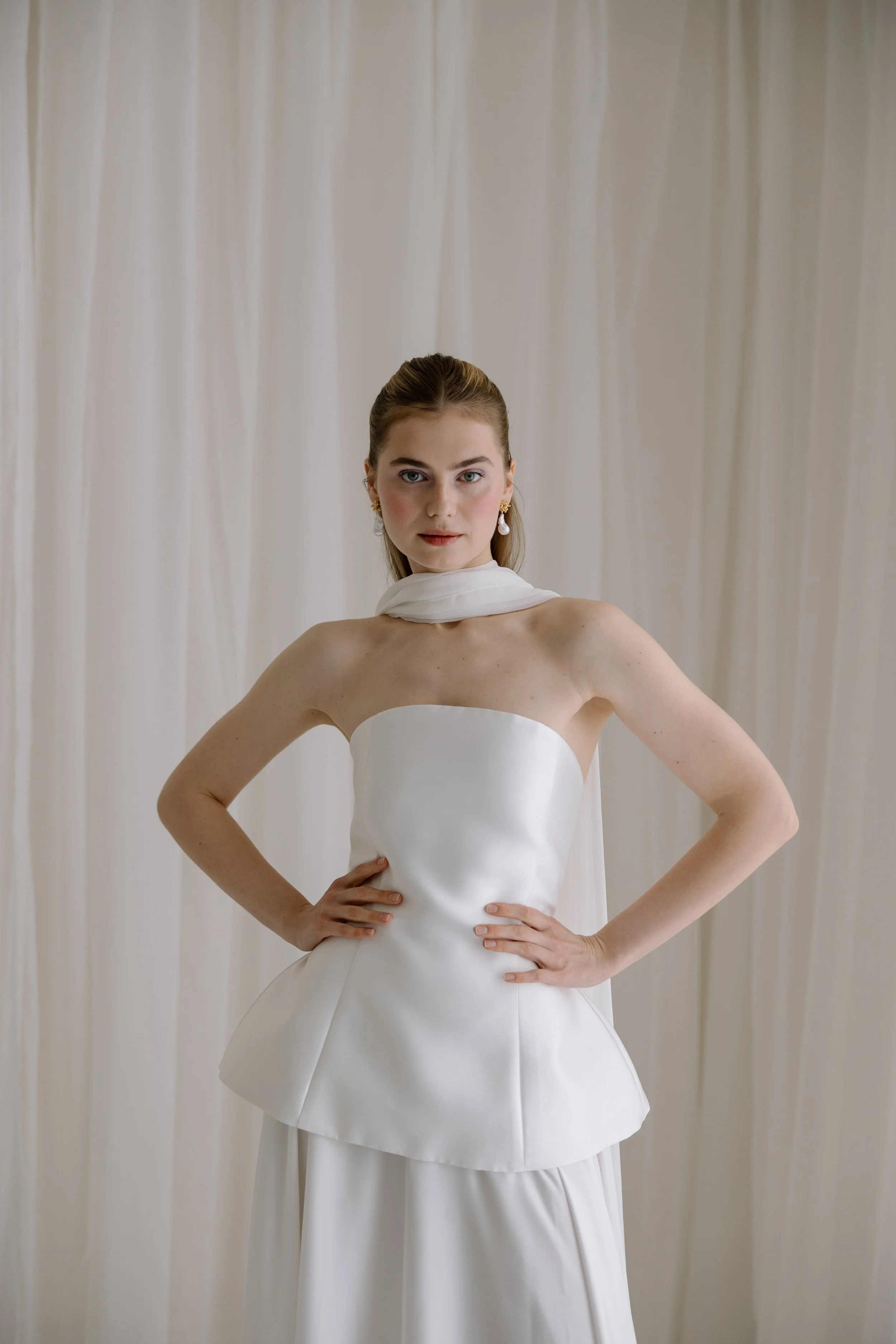 Rachel Peplum Corset (worn with Effy Skirt) | Jessica Bennett