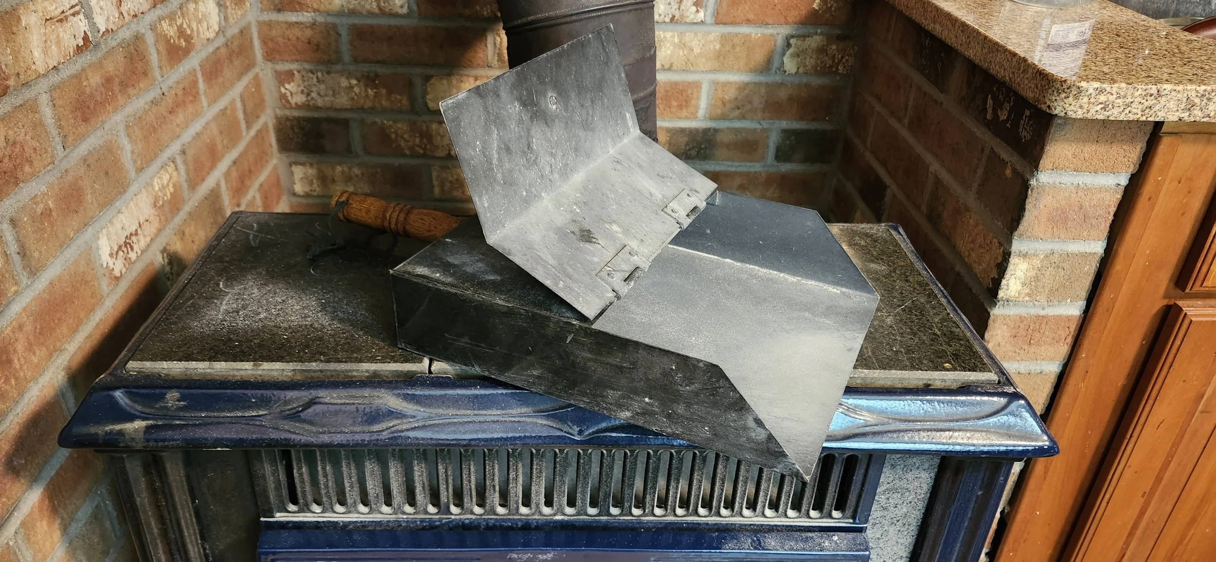 wood stove ash scoop