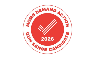 Endorsement Logo of Moms Demand Action - Gun Sense Candidate