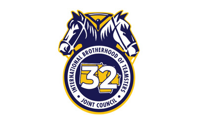 Endorsement Logo of Teamsters Joint Council 32