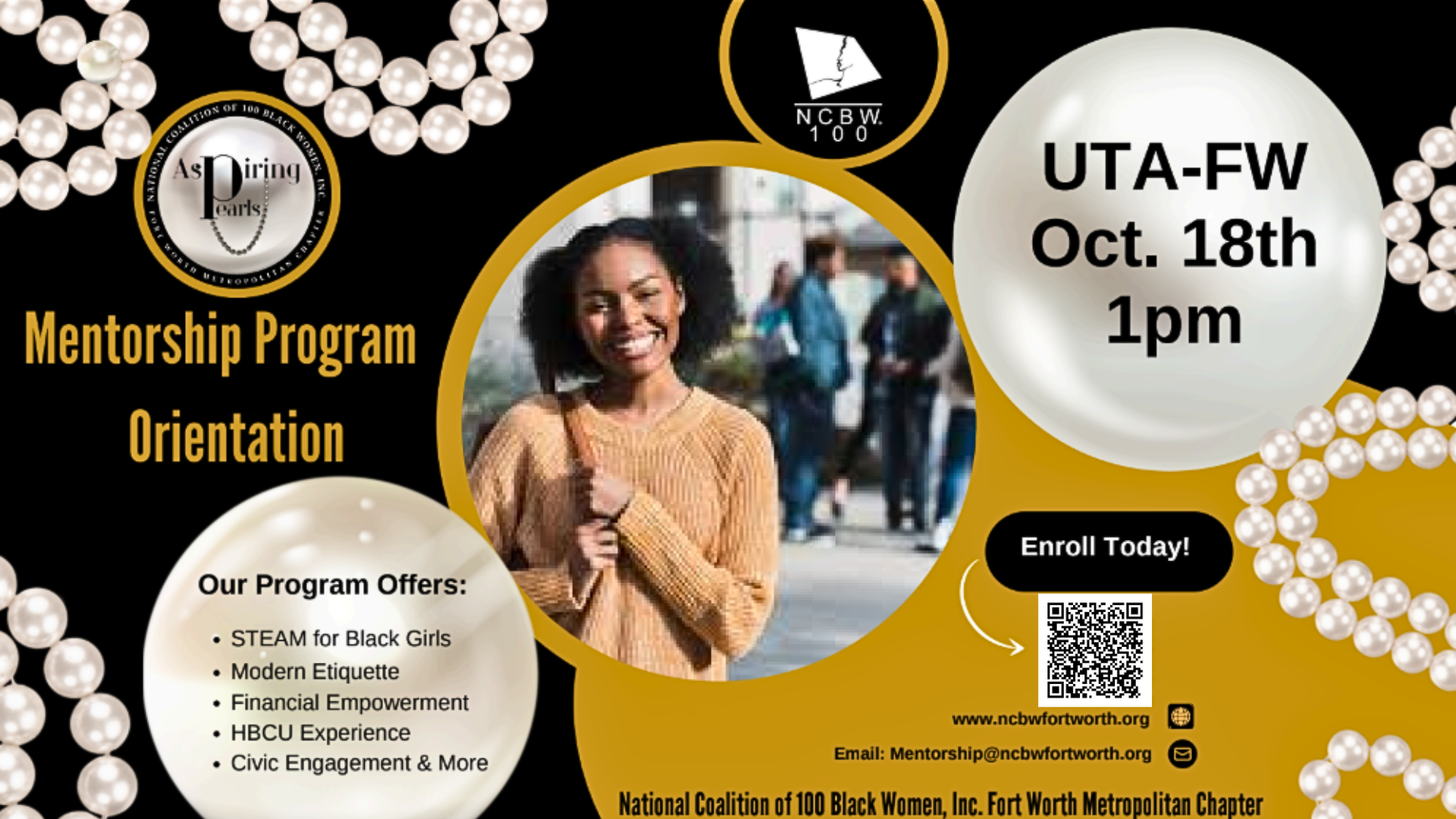 Aspiring Pearls Mentorship Program Orientation — National Coalition of ...