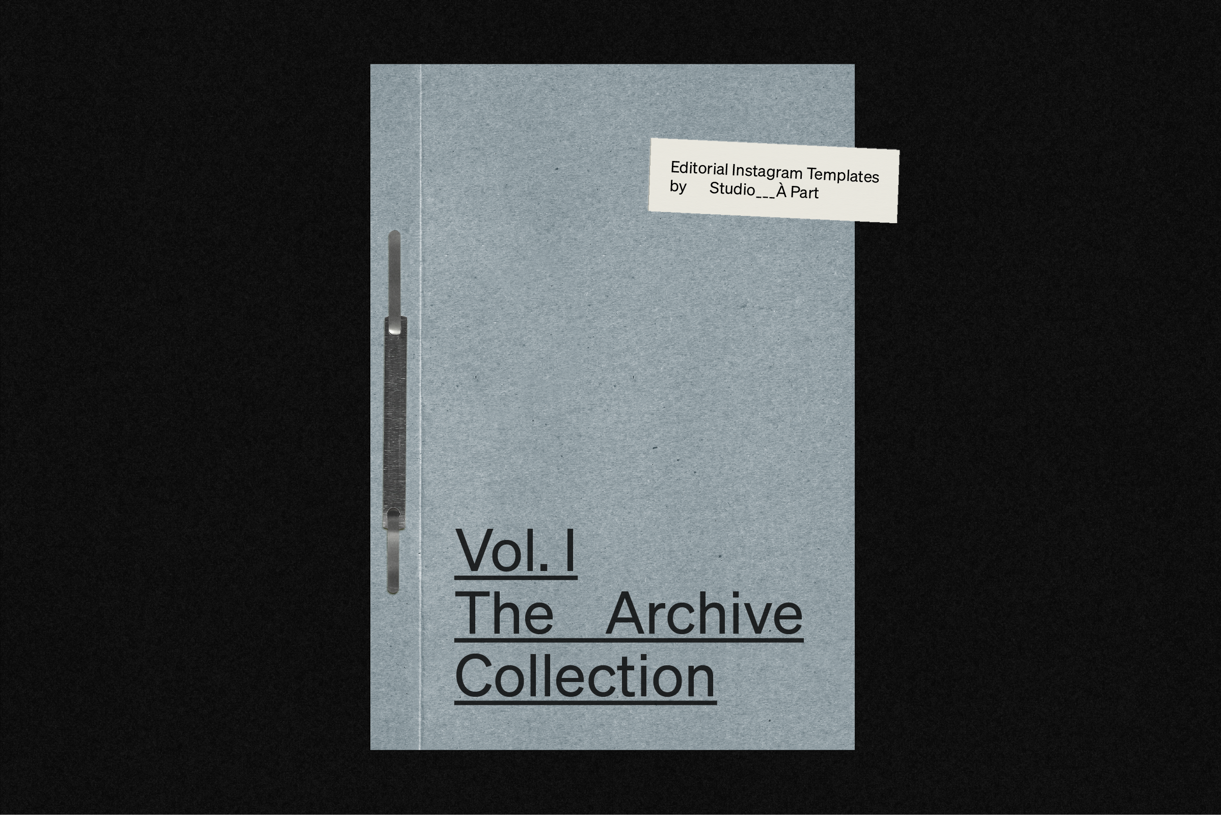 Vol I: The Archive Collection / Editorial Instagram Post Canva Templates