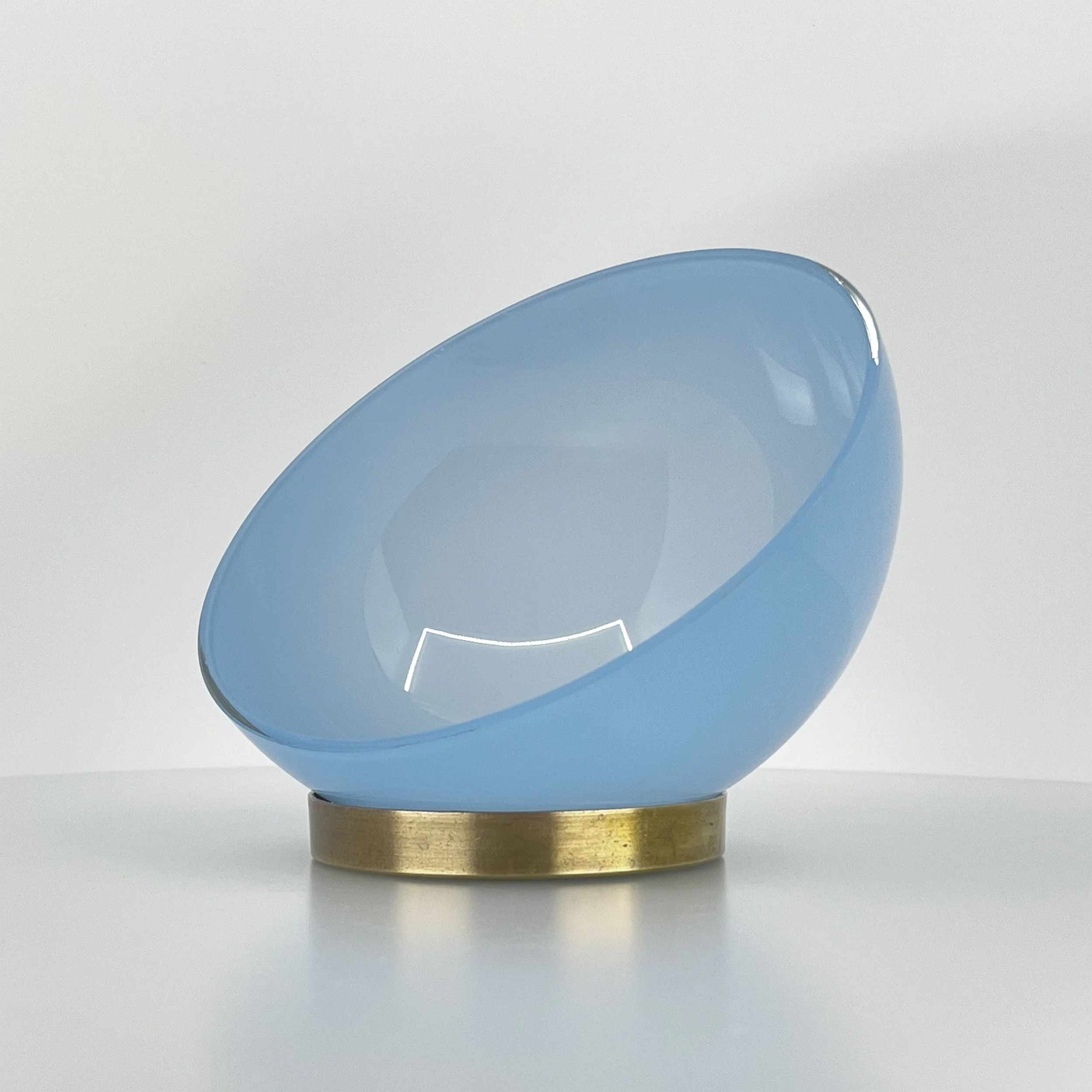 Light Blue glass colorway sample by Neptune Glassworks.