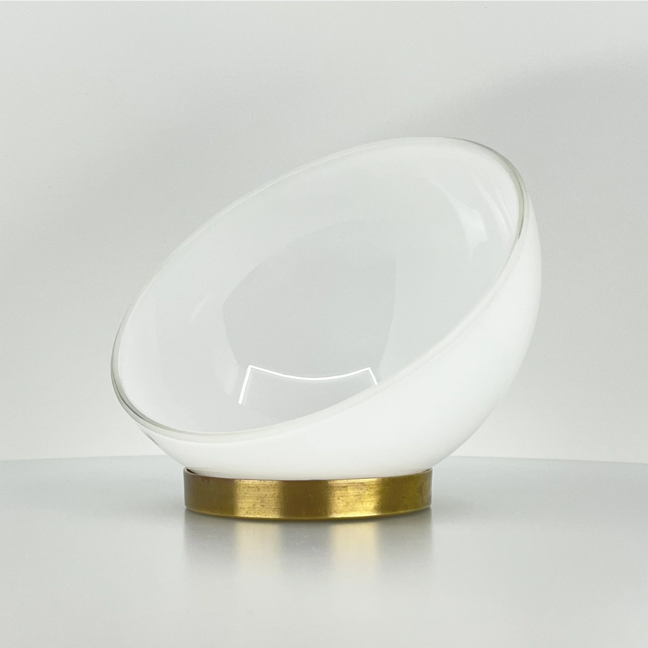 Opal White glass colorway sample by Neptune Glassworks.