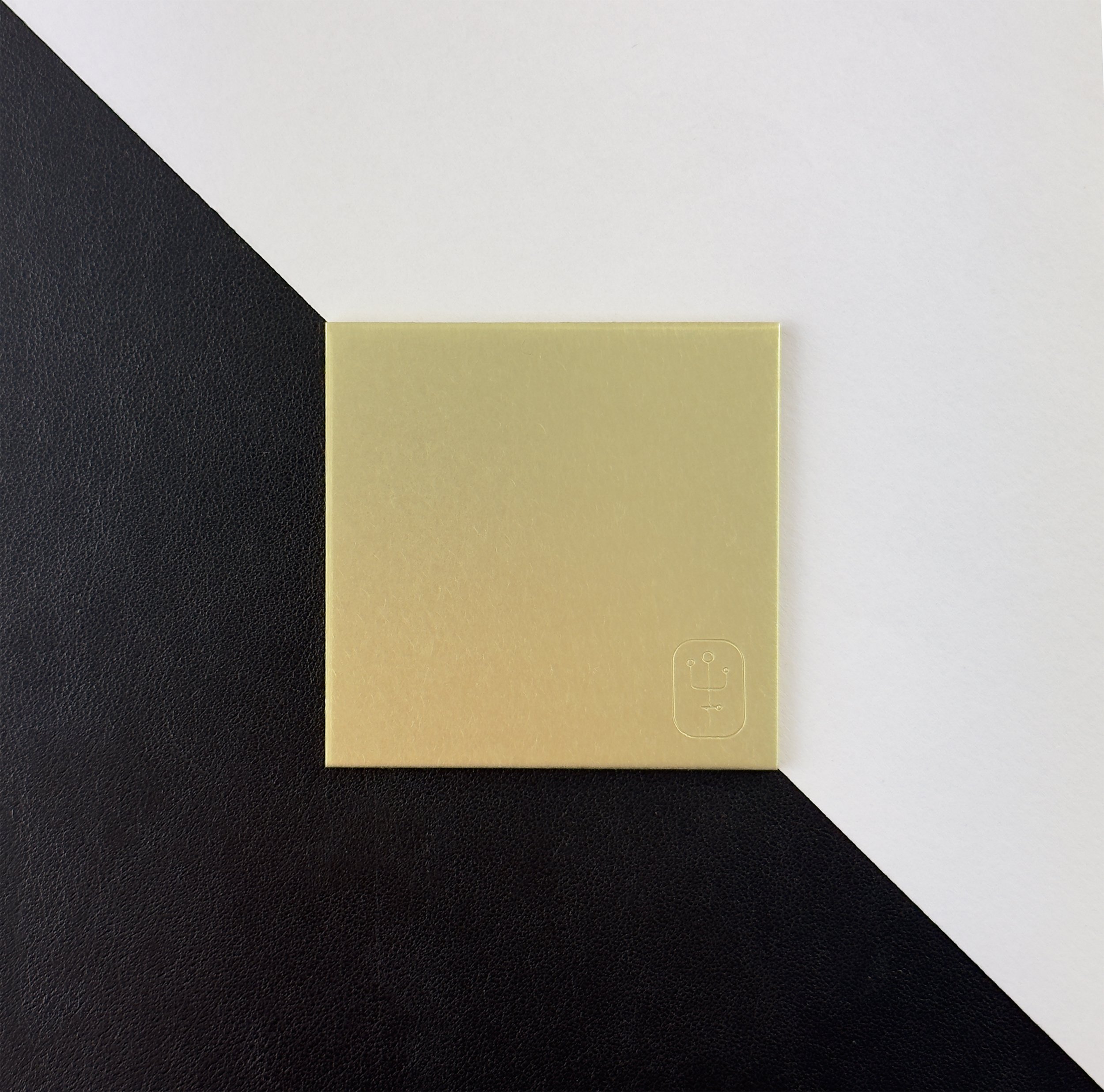 Raw Brass metal sample by Neptune Glassworks.