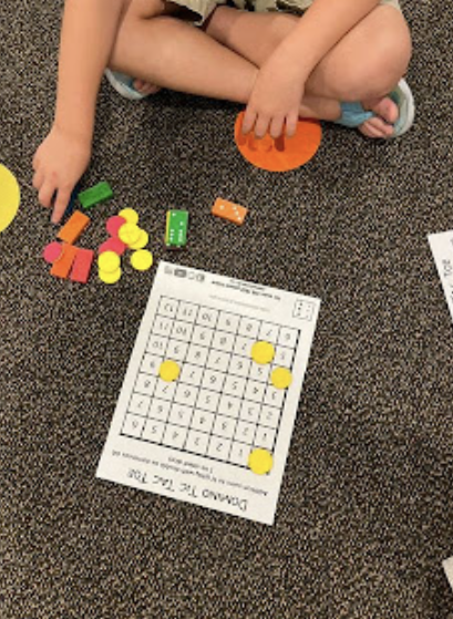 Math Builders Club kinder-1st grade Monday 12:30-1:20