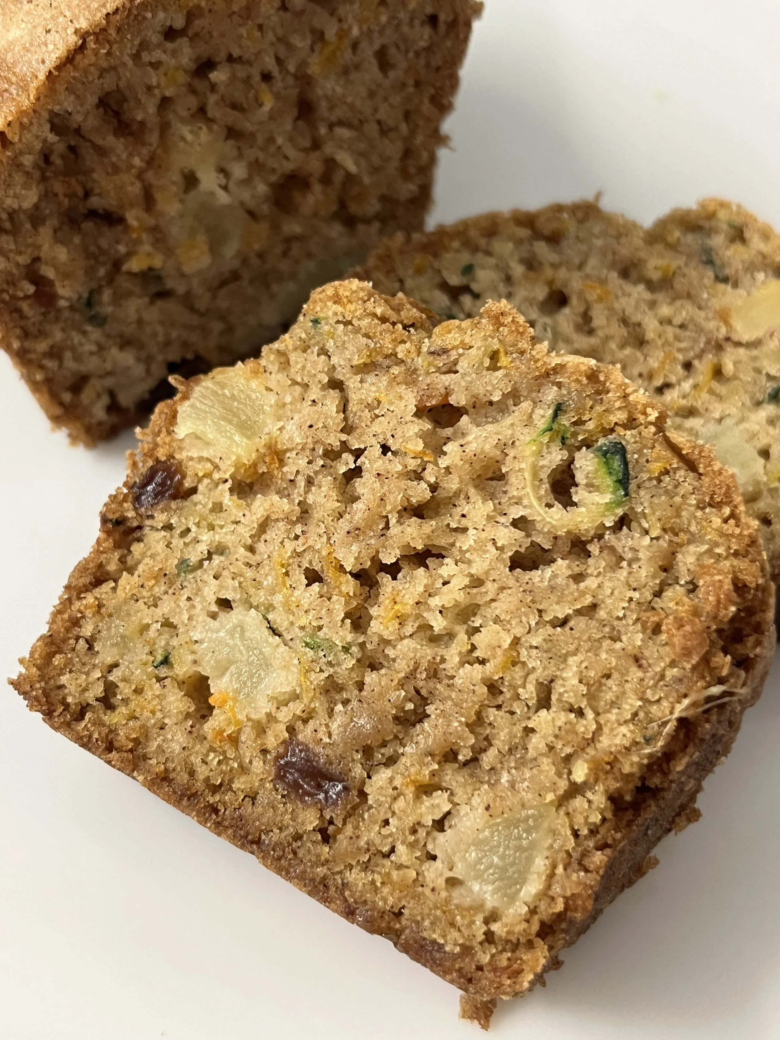 Gluten-Free Pineapple Zucchini Bread