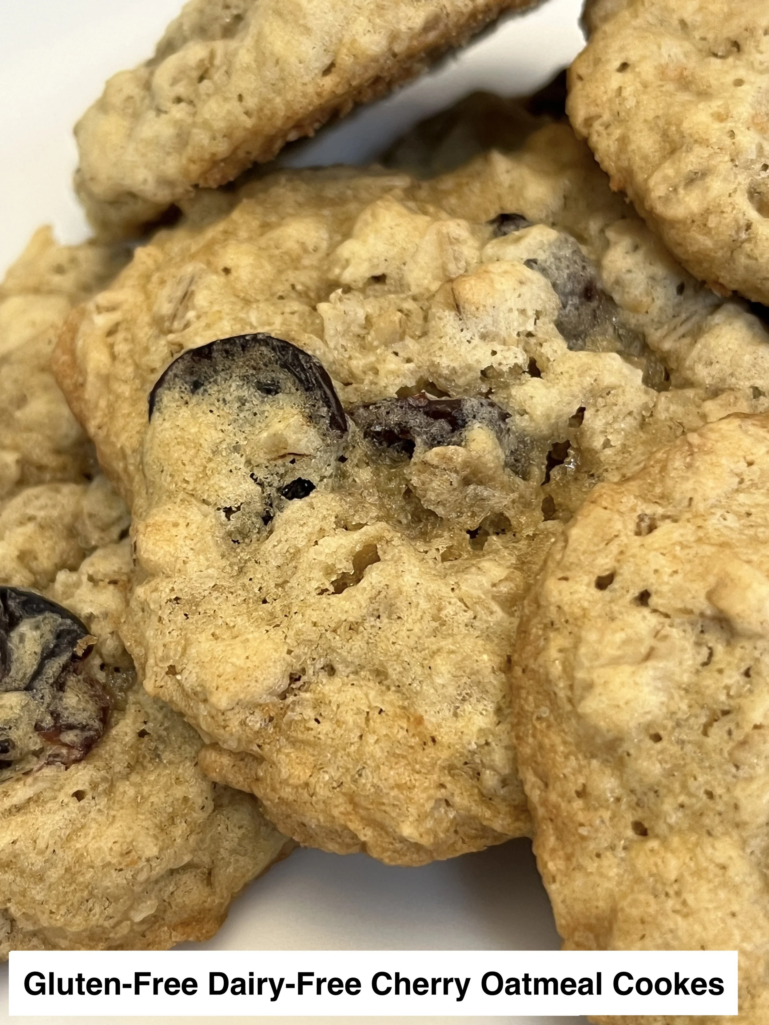 Cherry Oatmeal Cookies (Dietary Options Available)