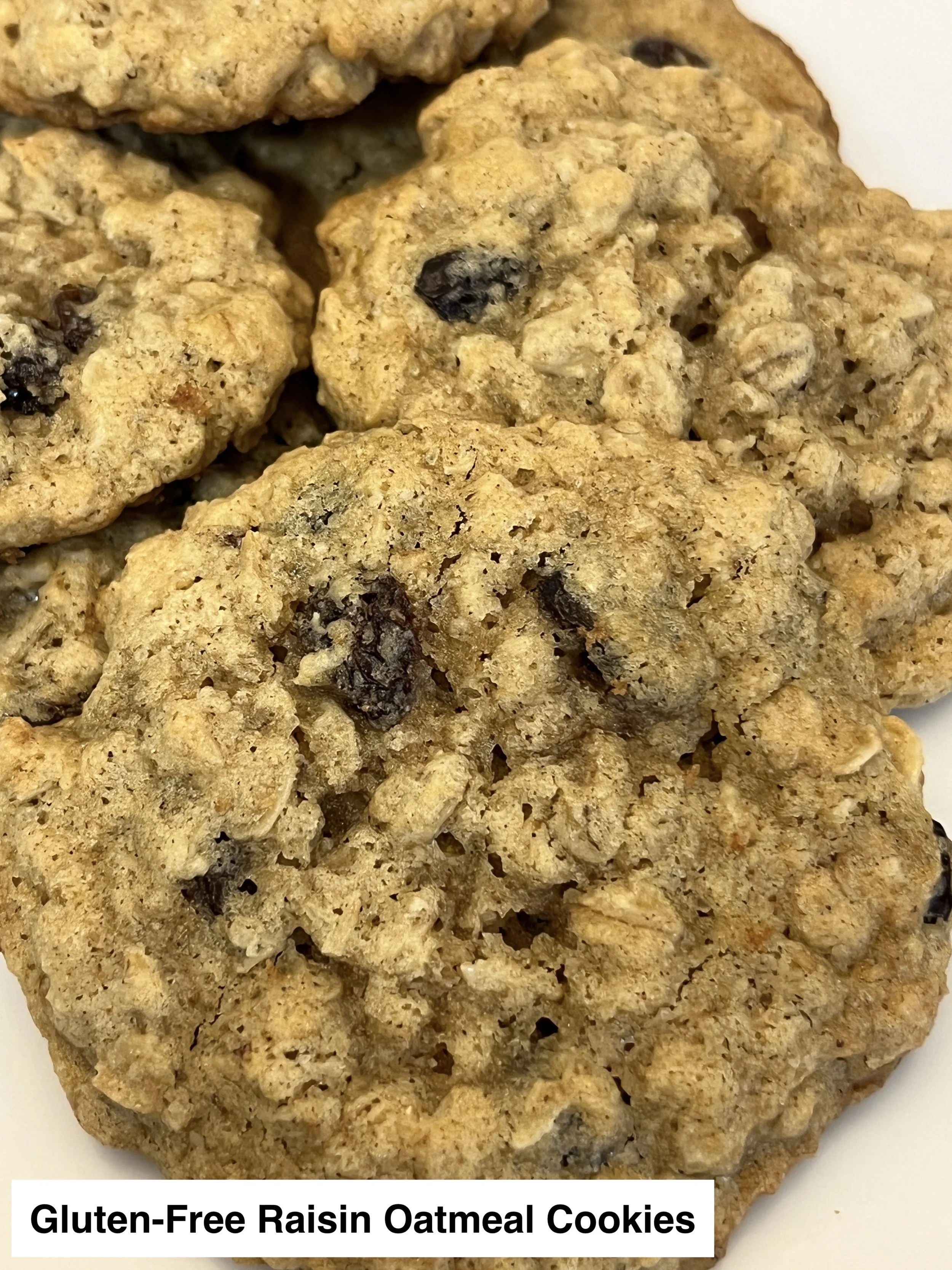 Raisin Oatmeal Cookies (Dietary Options Available)