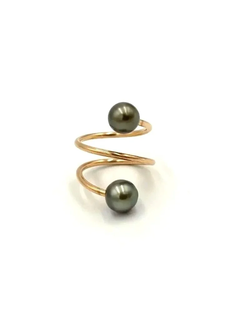 Ascend Ring (Tahitian Pearls)