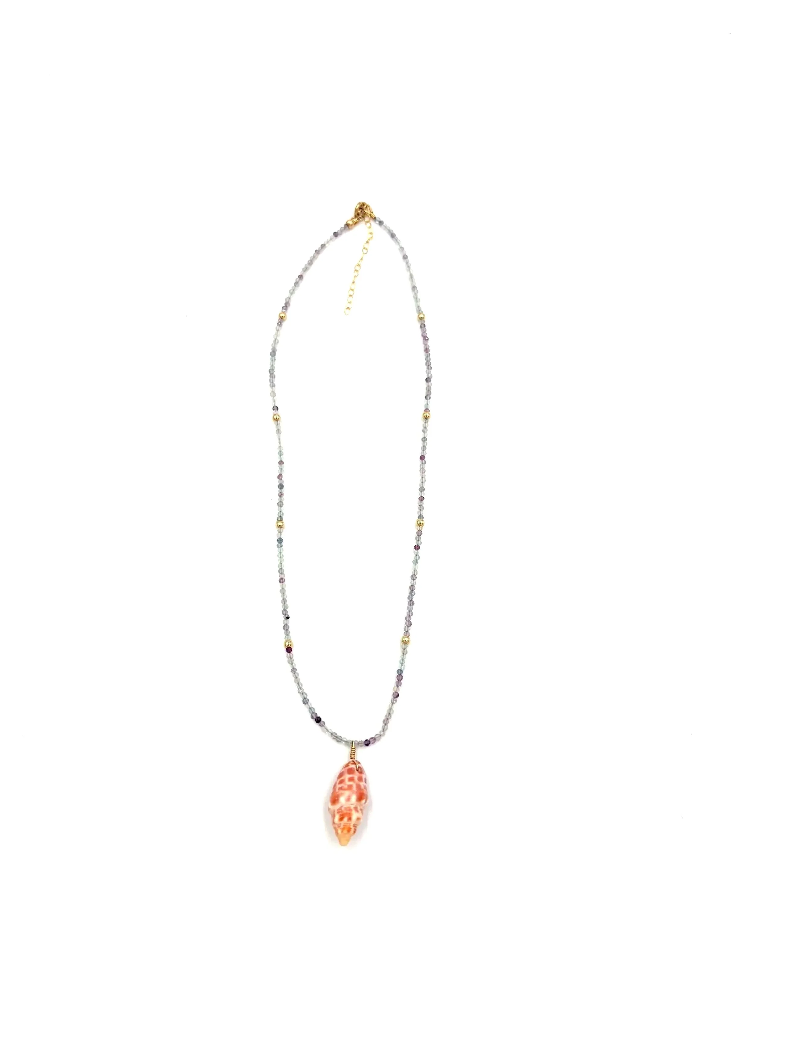 Miter & Fluorite Necklace