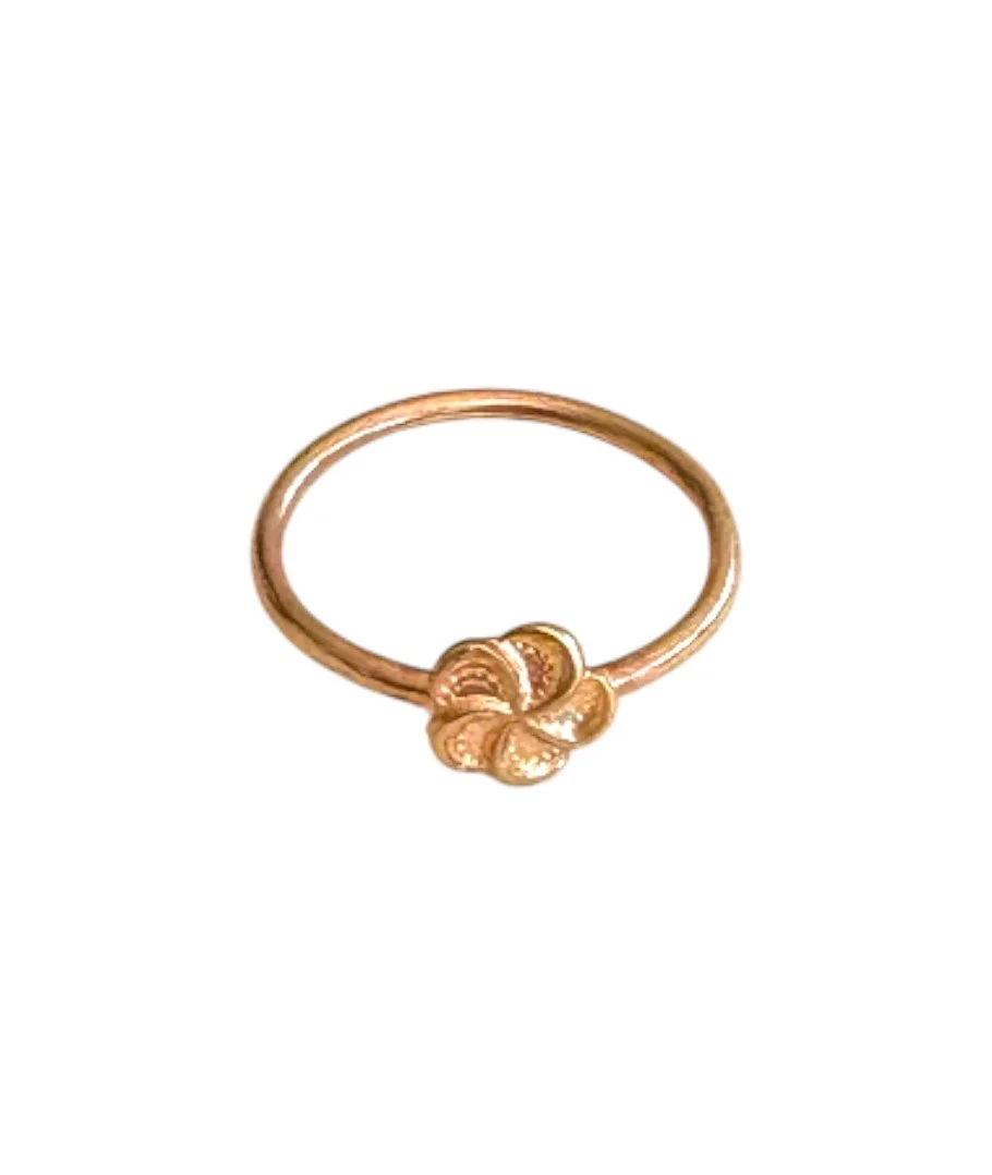Plumeria Ring on 14K GF (Size 8.5)