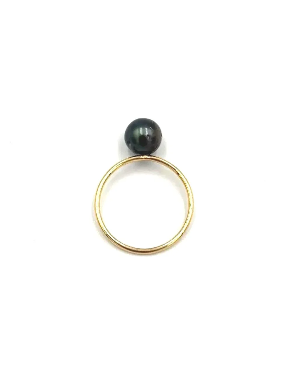 Dainty Tahitian Pearl Ring