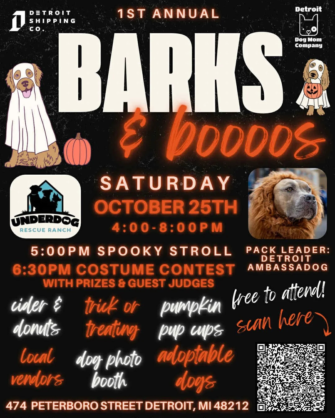 Barks and Boo's Adoption Event