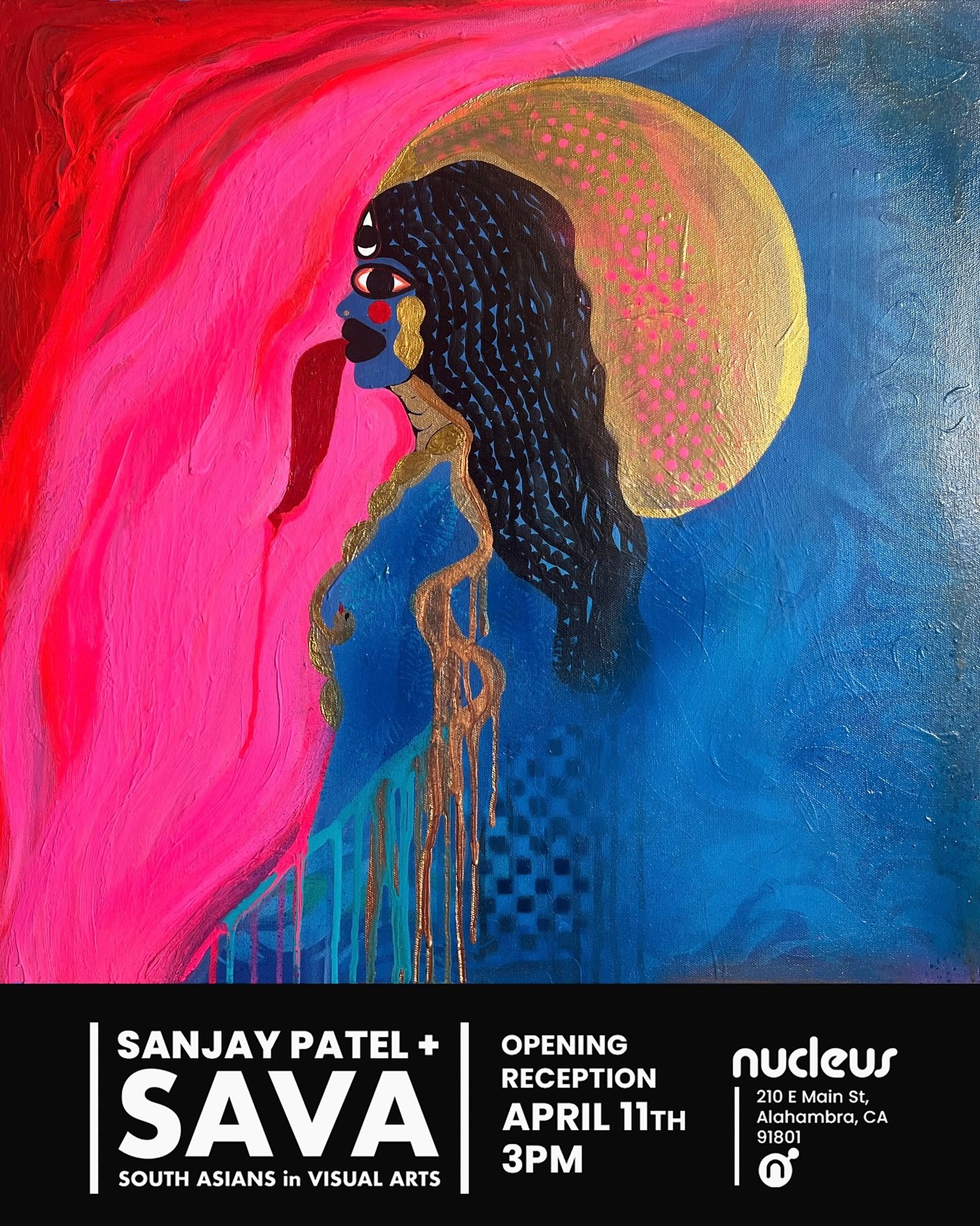 Thrilled to be part of the Sanjay Patel + SAVA show at&nbsp;@gallerynucleus, a new art exhibition featuring a collection of brilliant South Asian artists and illustrators.   〰️ Opening reception is this Saturday 4/11 from 3-7pm
📍 210 E Main St, Alha