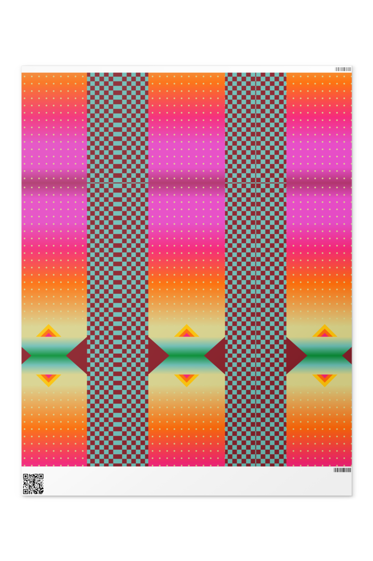 Golden Hour Diya Wrapping Paper
