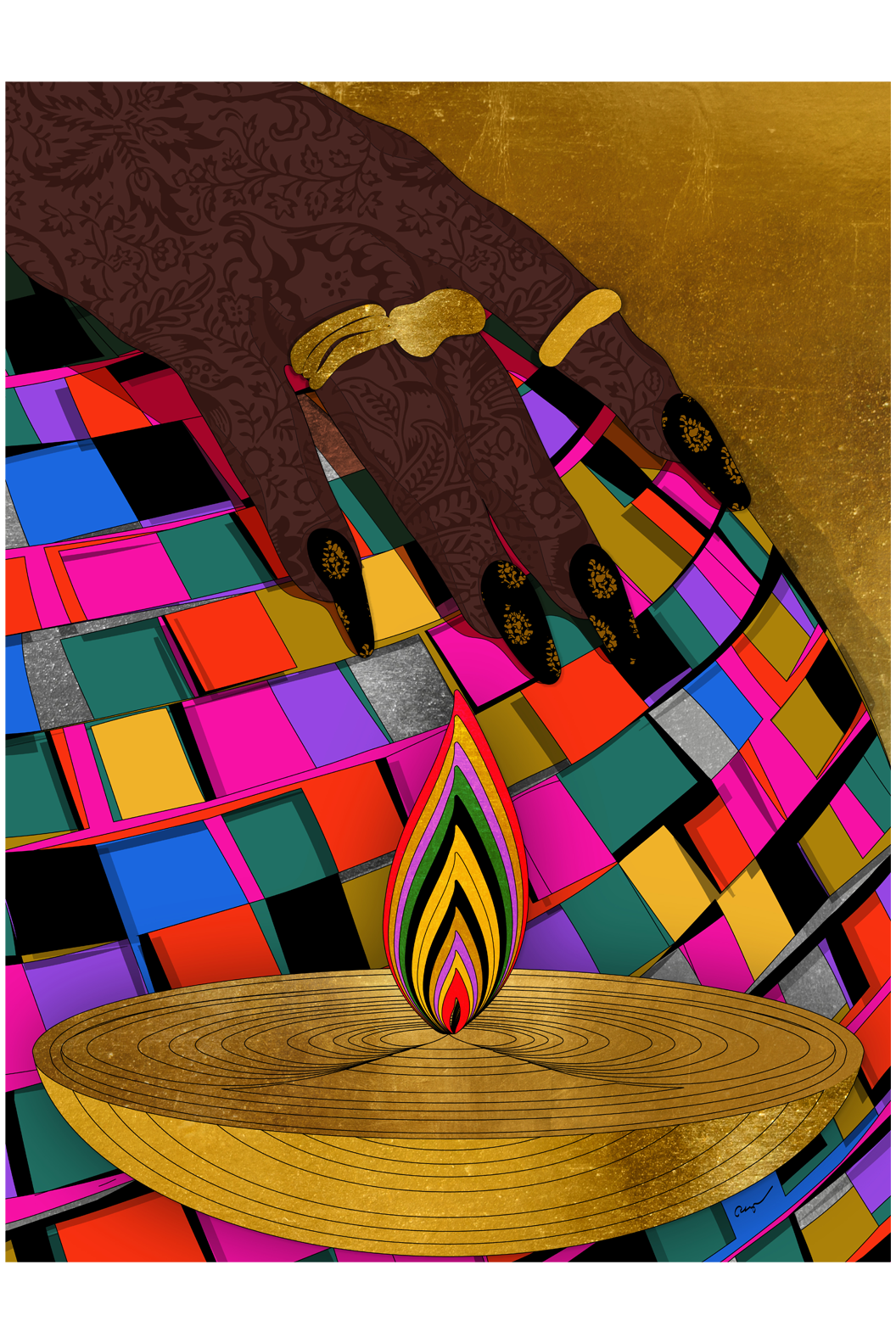 Disco Wali Swarg (स्वर्ग; Paradise) Fine Art Print