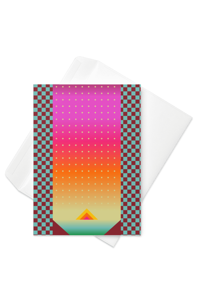 Golden Hour Diya Greeting Card