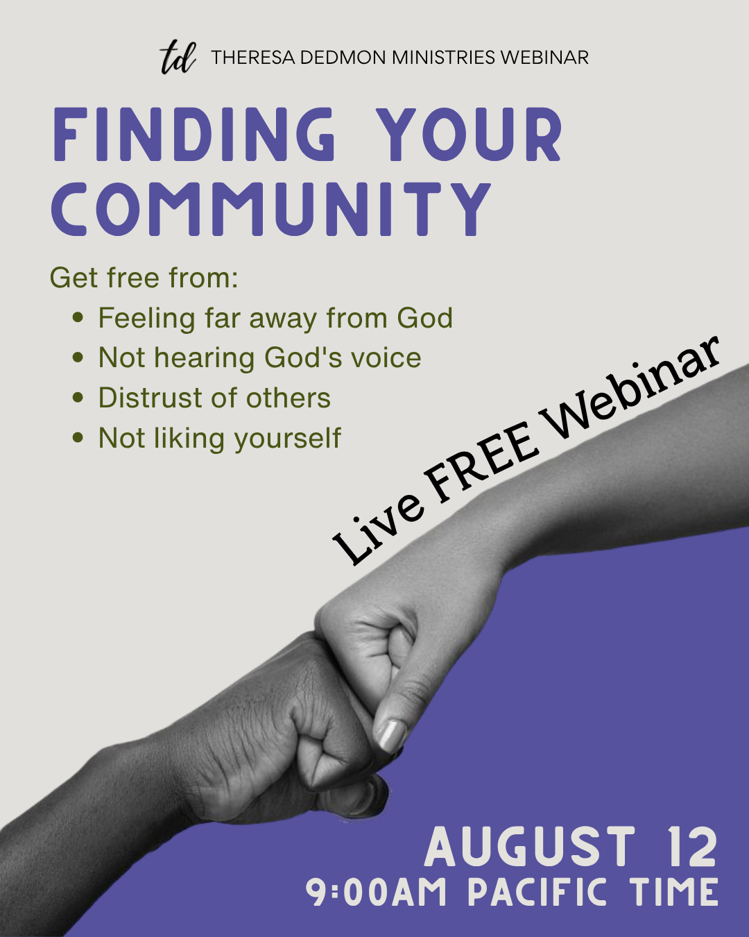 Free Webinar: Finding Your Community