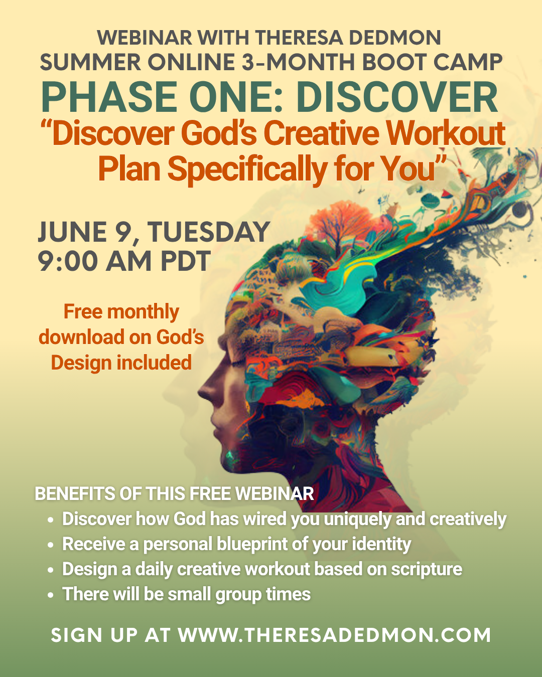Free Webinar: Discover God’s Creative 