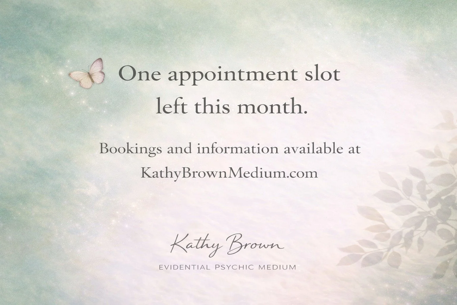 🌿 It&rsquo;s been a lovely month of readings, sitting with Spirit. I can't believe we are almost through March. One sitting remains this month on Tuesday, the 31st. I am also now booking into April and May. Bookings and more info can be found at my 