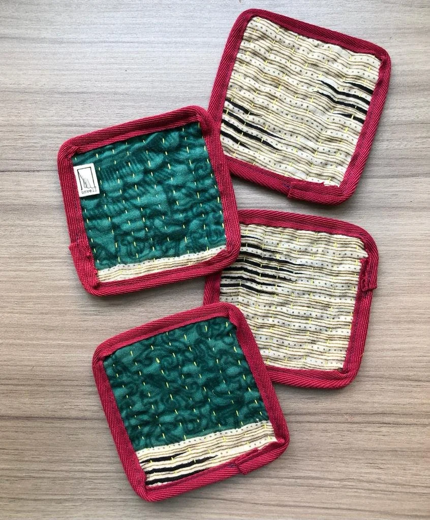 Kantha Coaster set