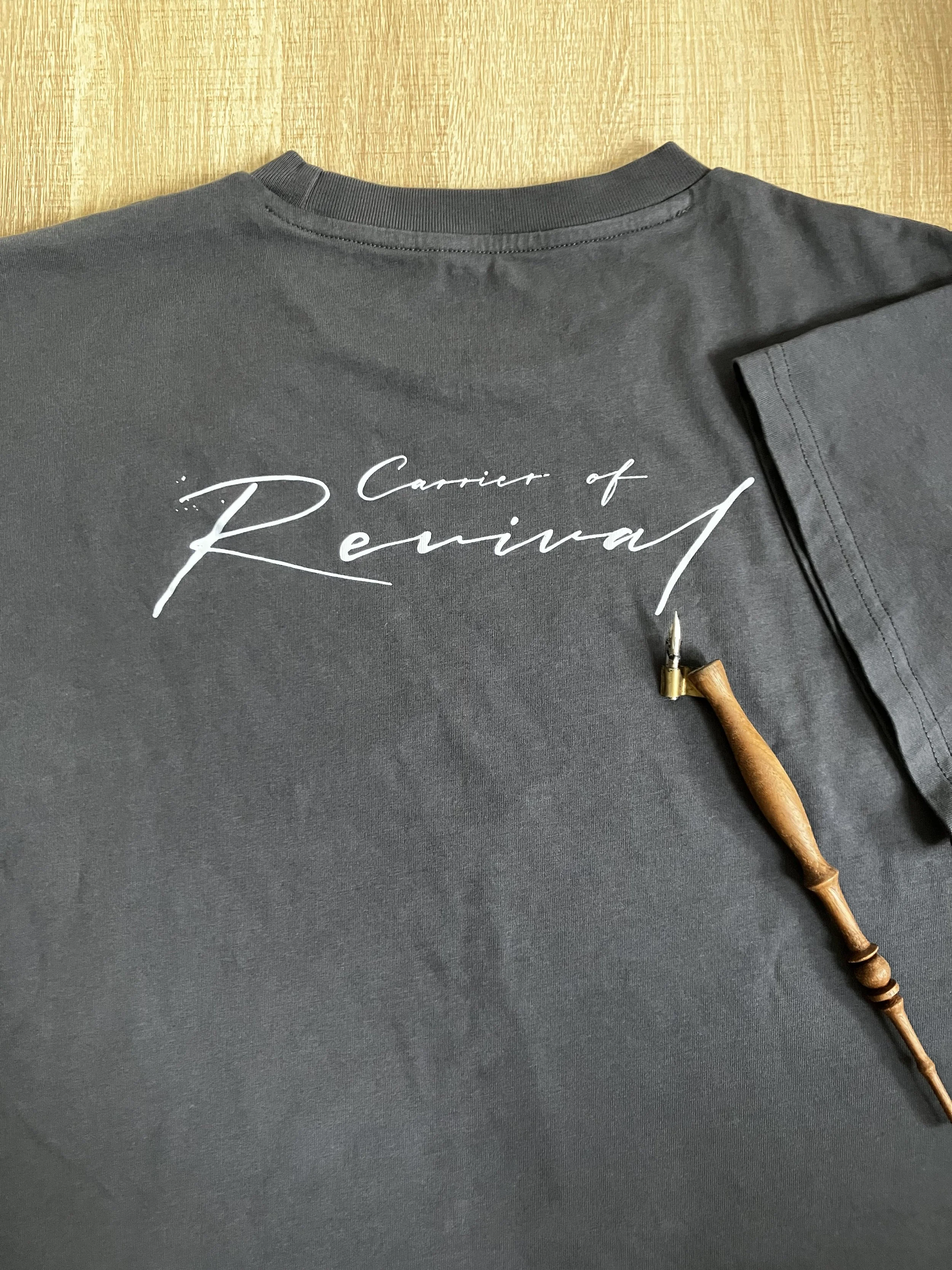 "Carrier of Revival" Calligraphy Tee