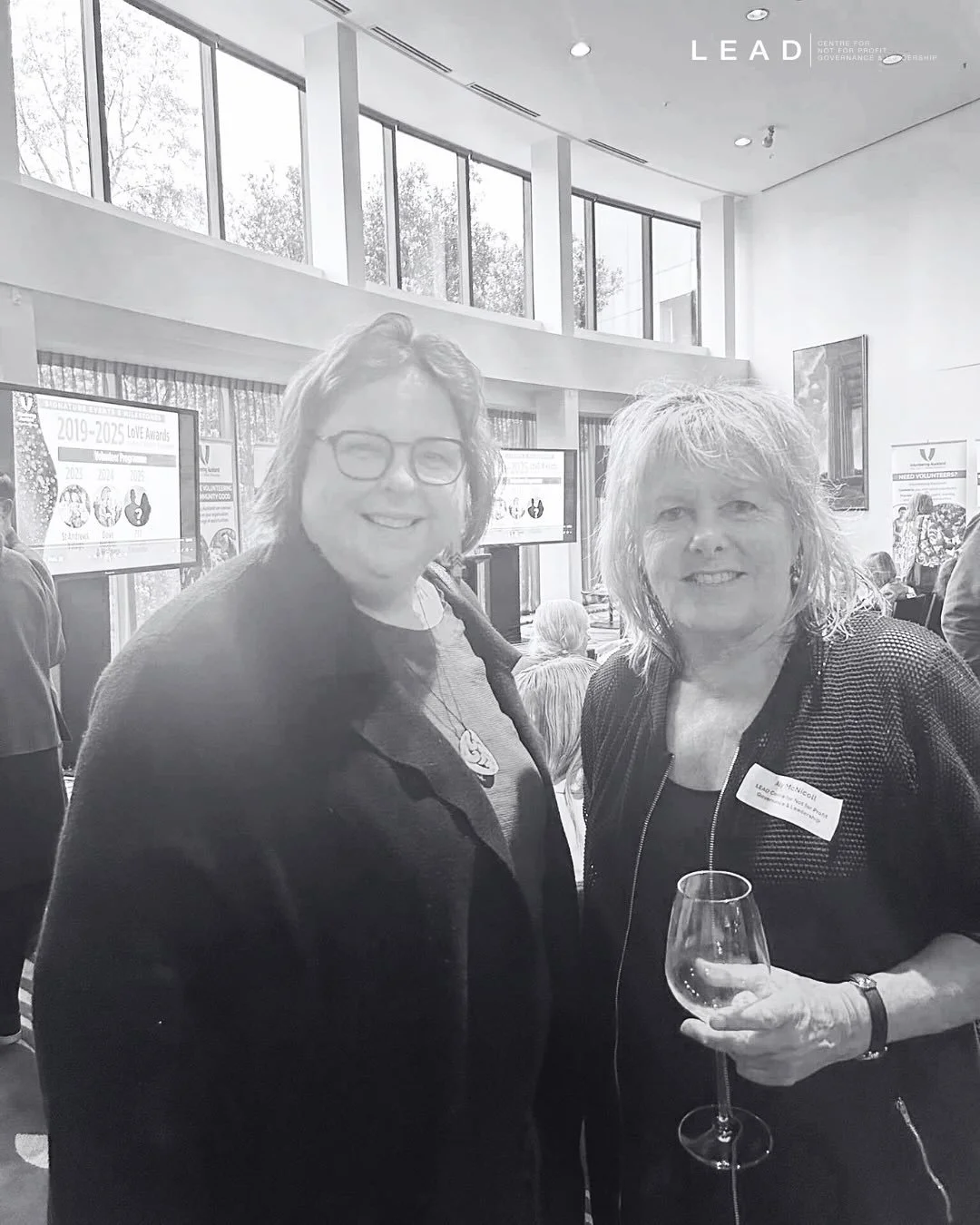 Congratulations to Cheryll Martin long time friend of LEAD volunteering Auckland&rsquo;s 35th birthday event attended by Aly and Sandy