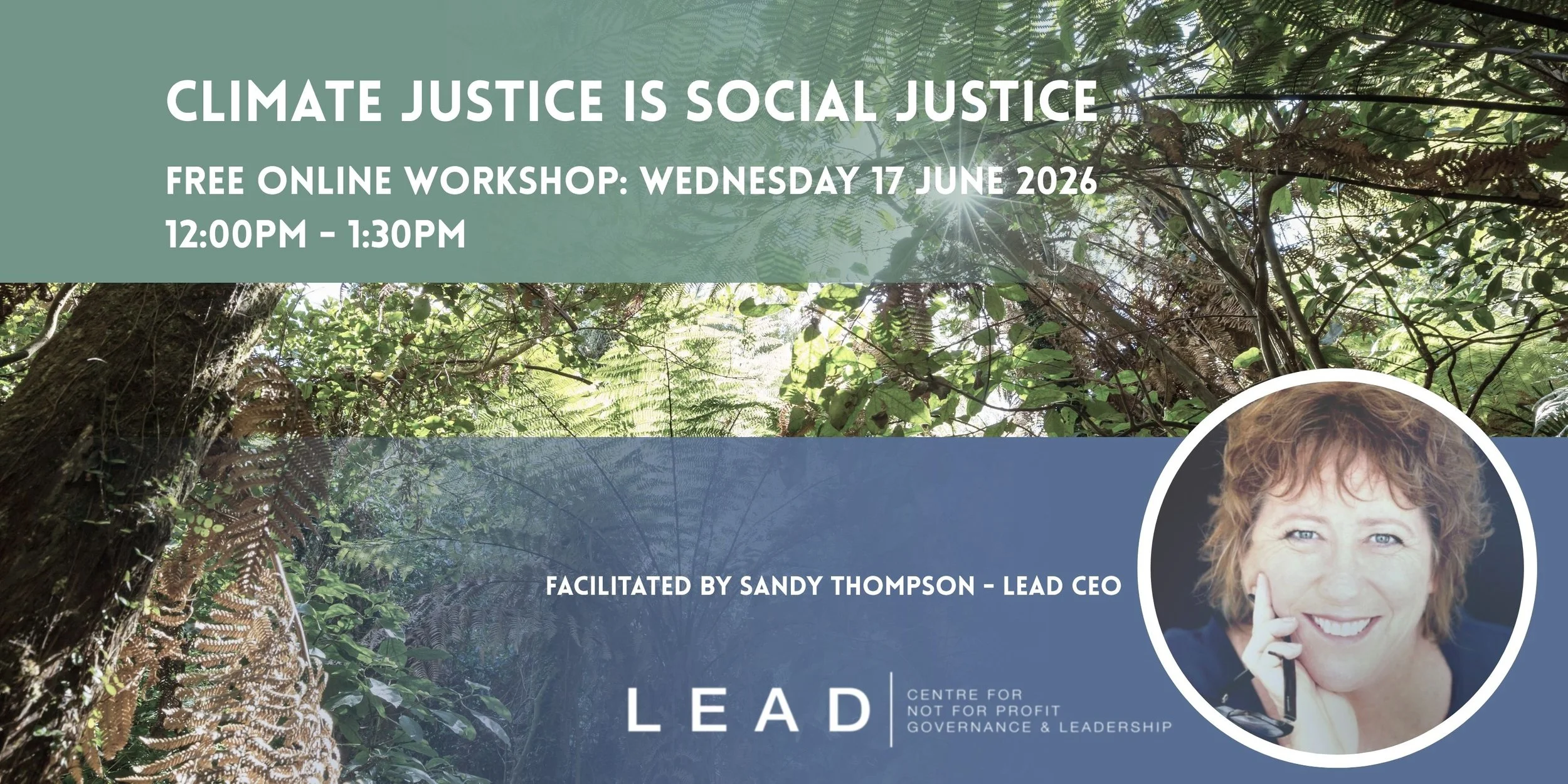 Climate Justice is Social Justice: FREE Workshop