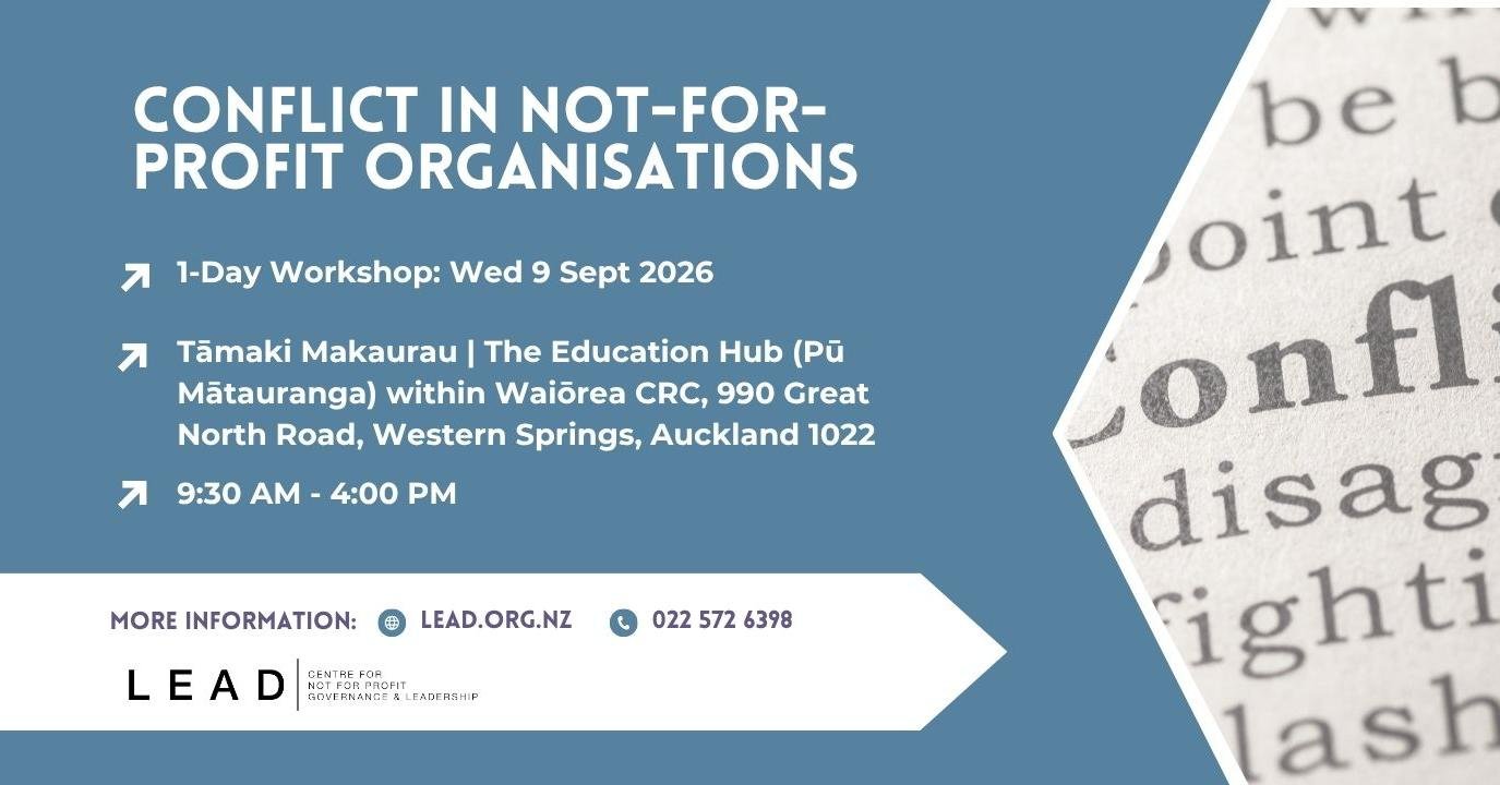 Strong Teams Don't Avoid Conflict - they manage it well.
Join us for a practical one-day workshop designed for leaders, managers, coordinators and senior staff in the not-for-profit sector.

You'll learn how to:
✨ Navigate difficult conversations wit