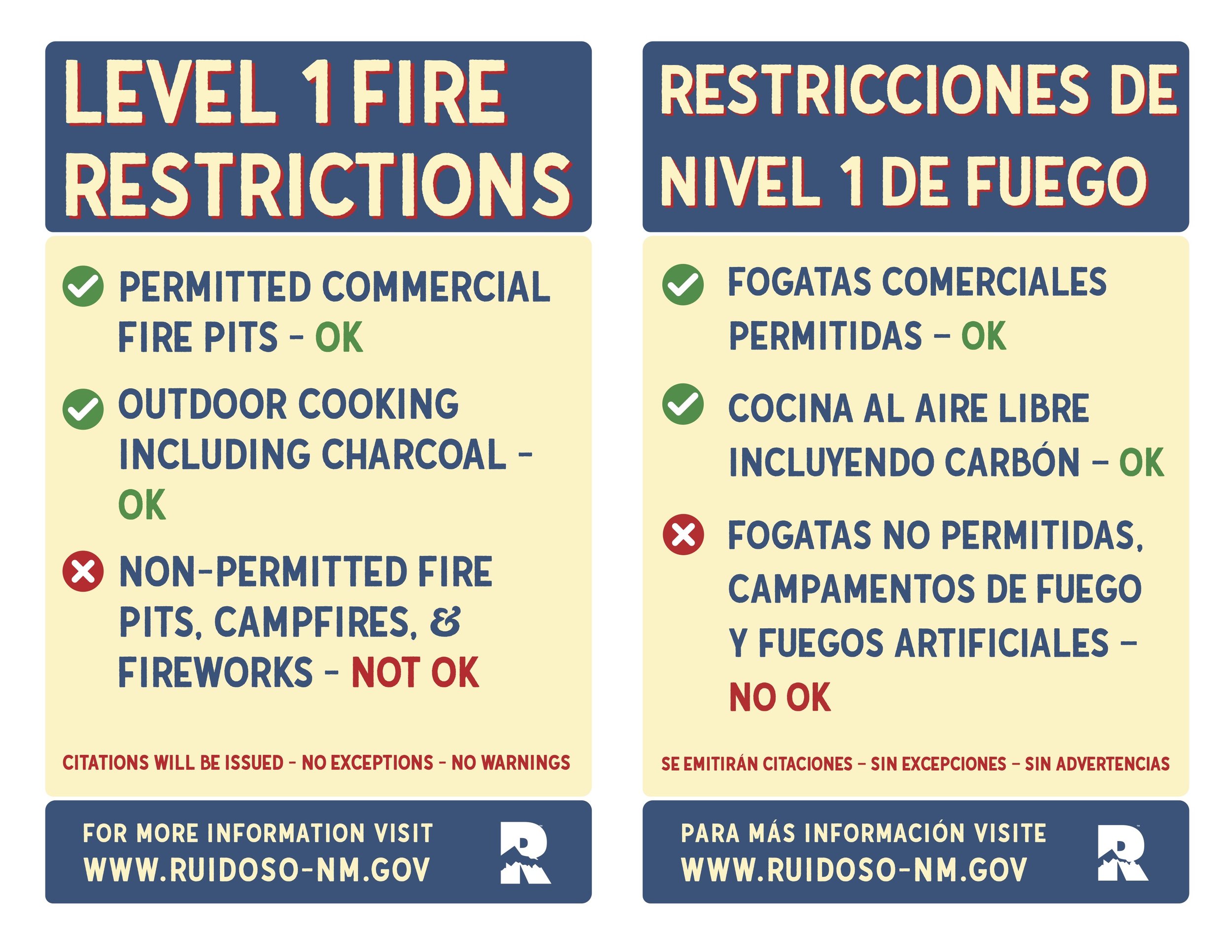 Fire Restrictions — Village of Ruidoso Municipal Government