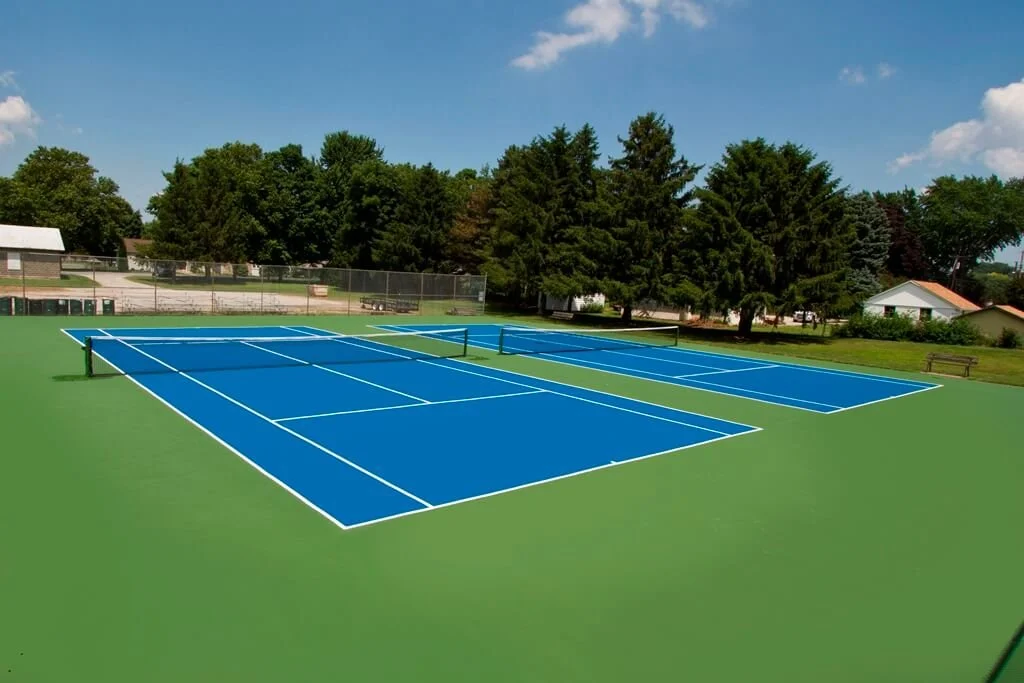 Tennis Court Pressure Cleaning