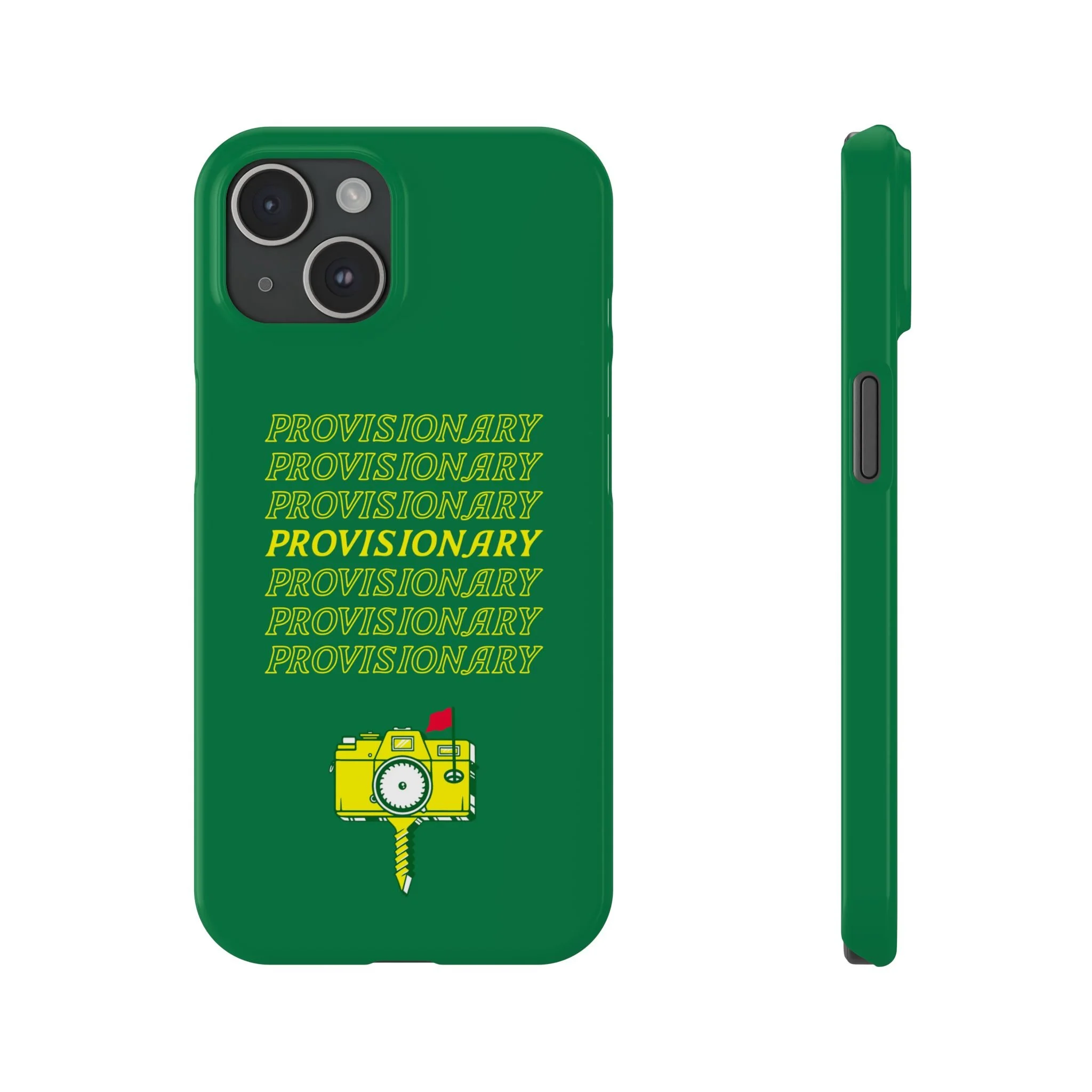 PROVISIONARY iPhone Case (Green)