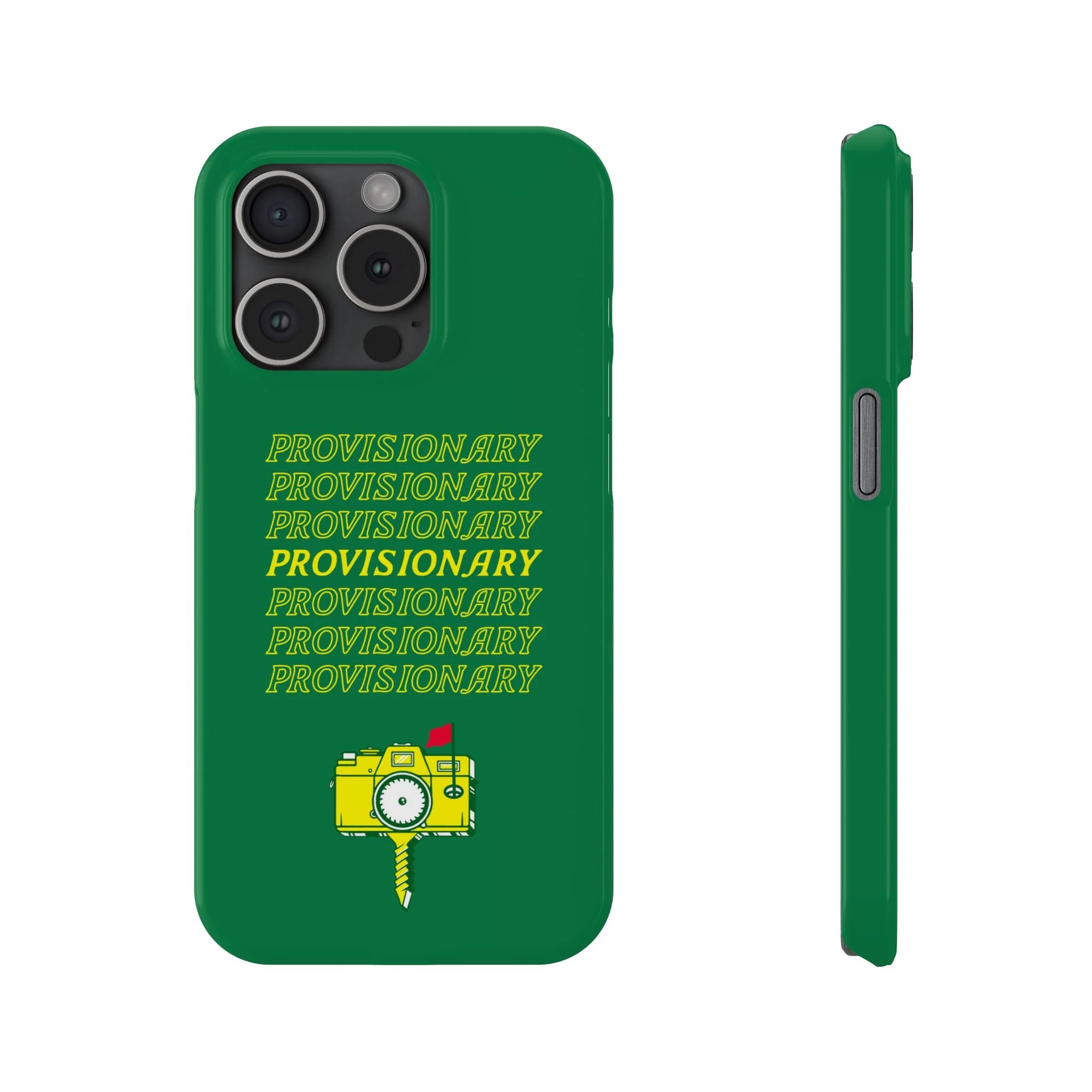 PROVISIONARY iPhone Case (Green)