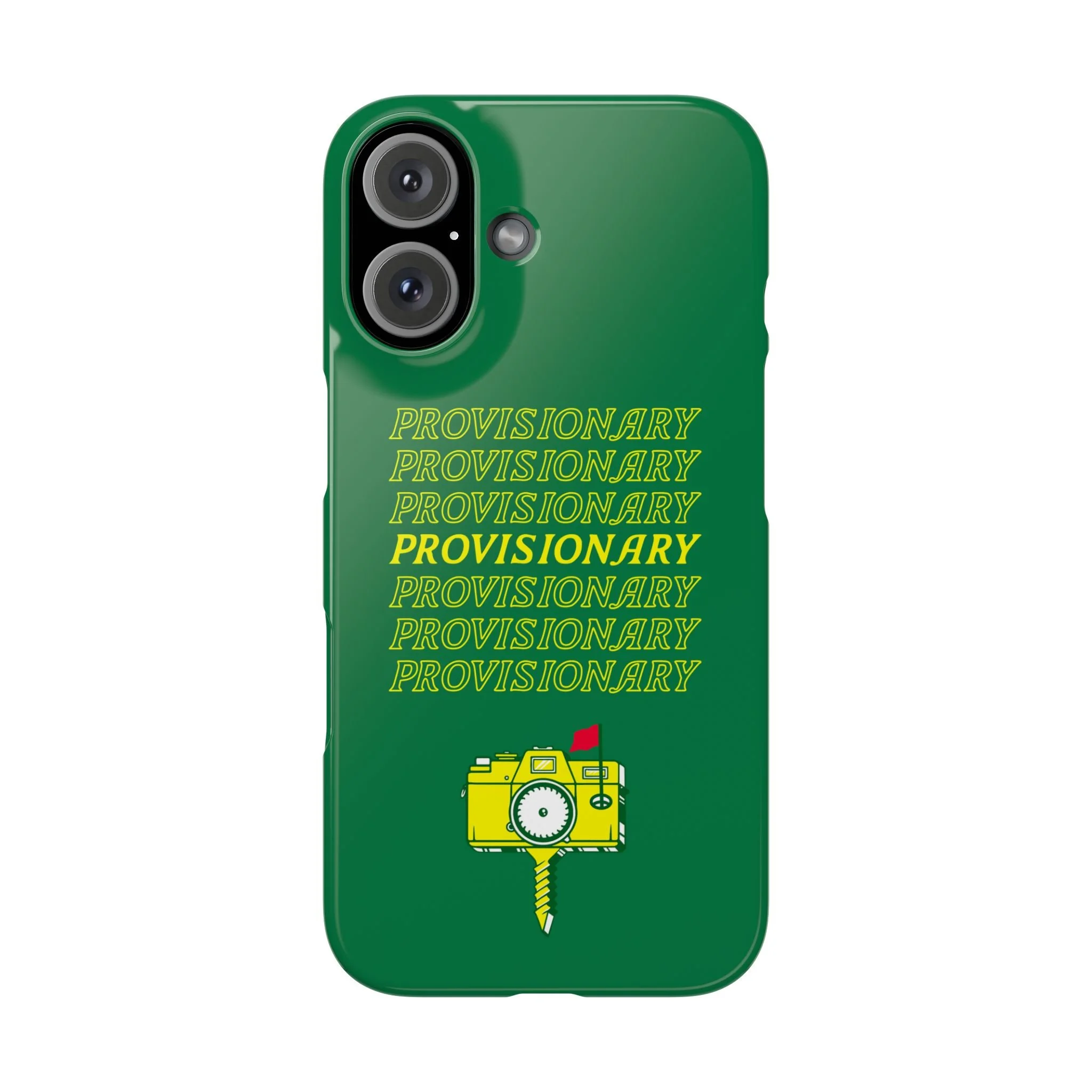 PROVISIONARY iPhone Case (Green)