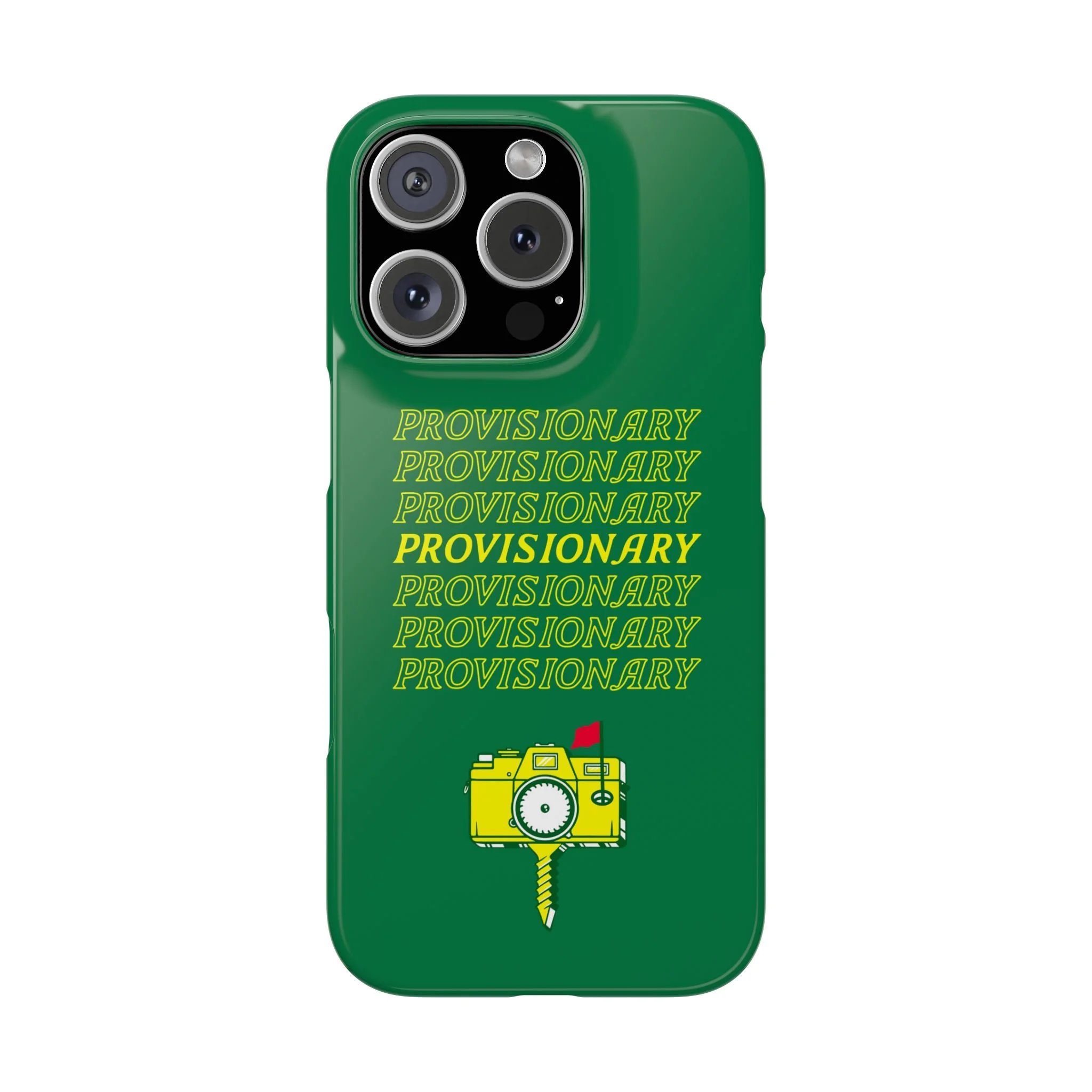 PROVISIONARY iPhone Case (Green)