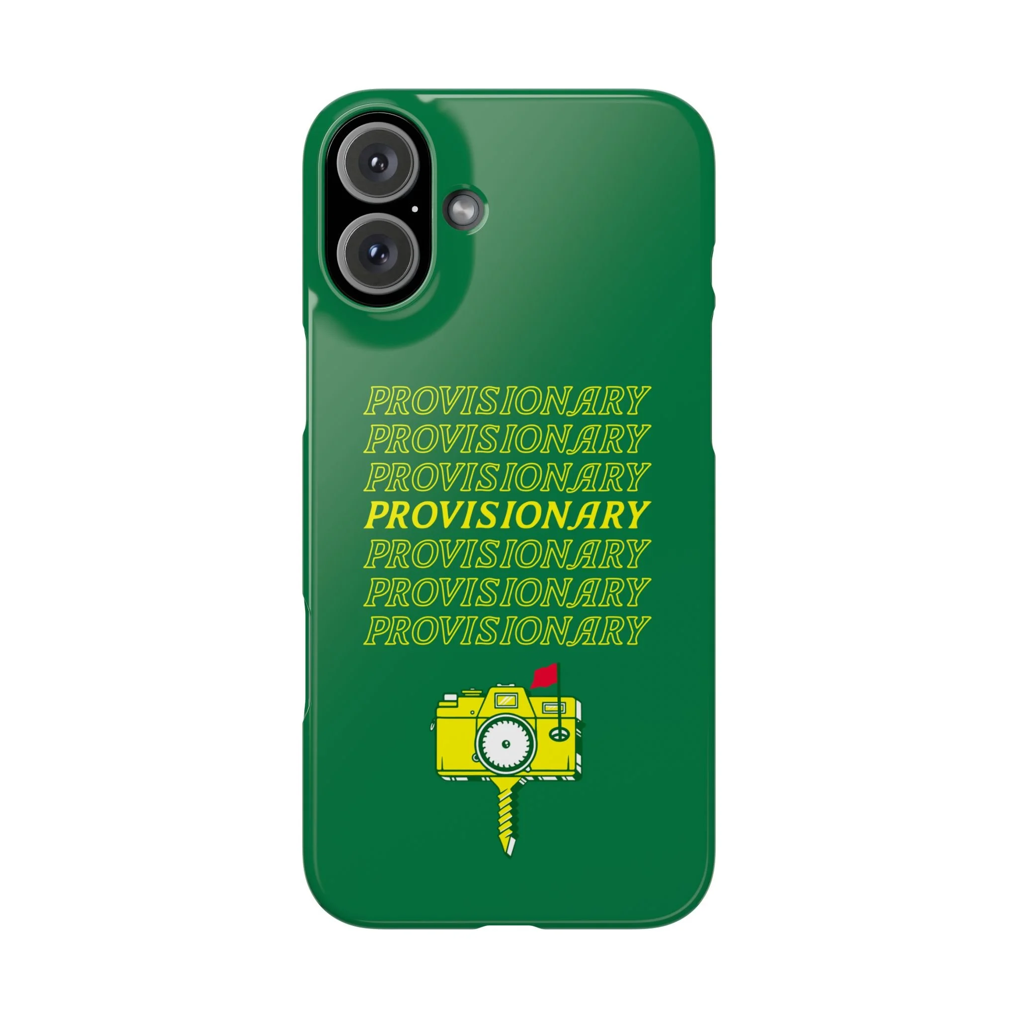 PROVISIONARY iPhone Case (Green)