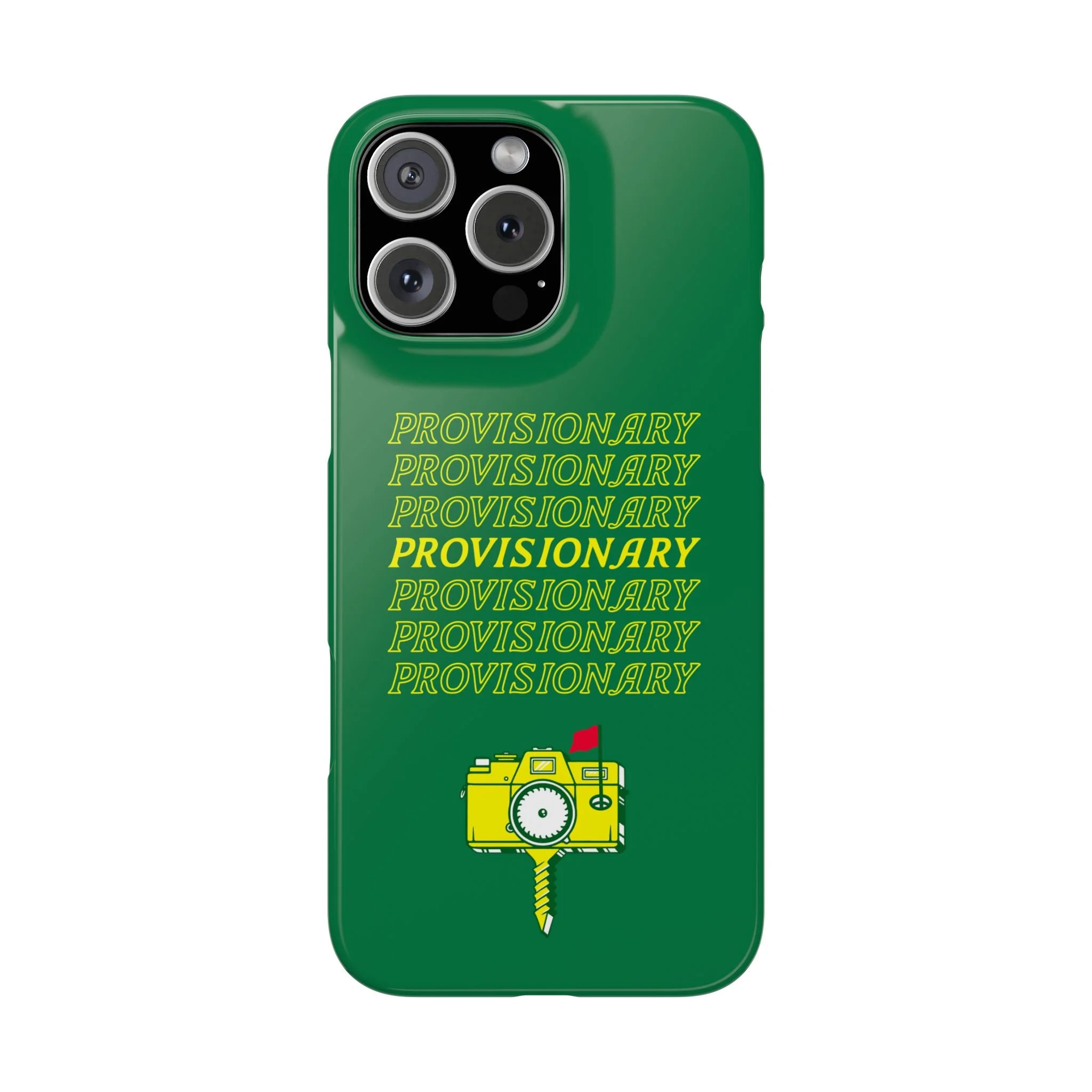 PROVISIONARY iPhone Case (Green)