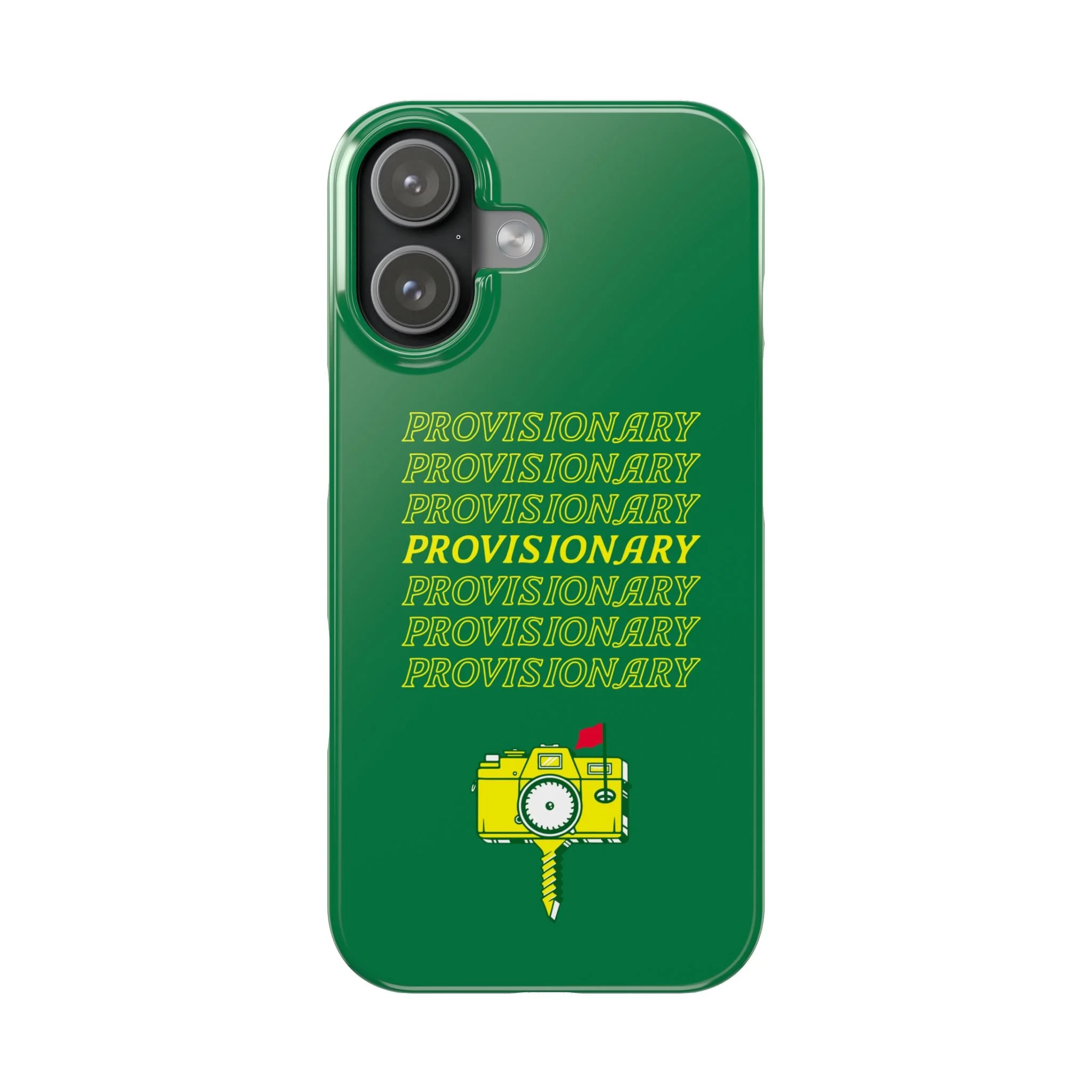 PROVISIONARY iPhone Case (Green)