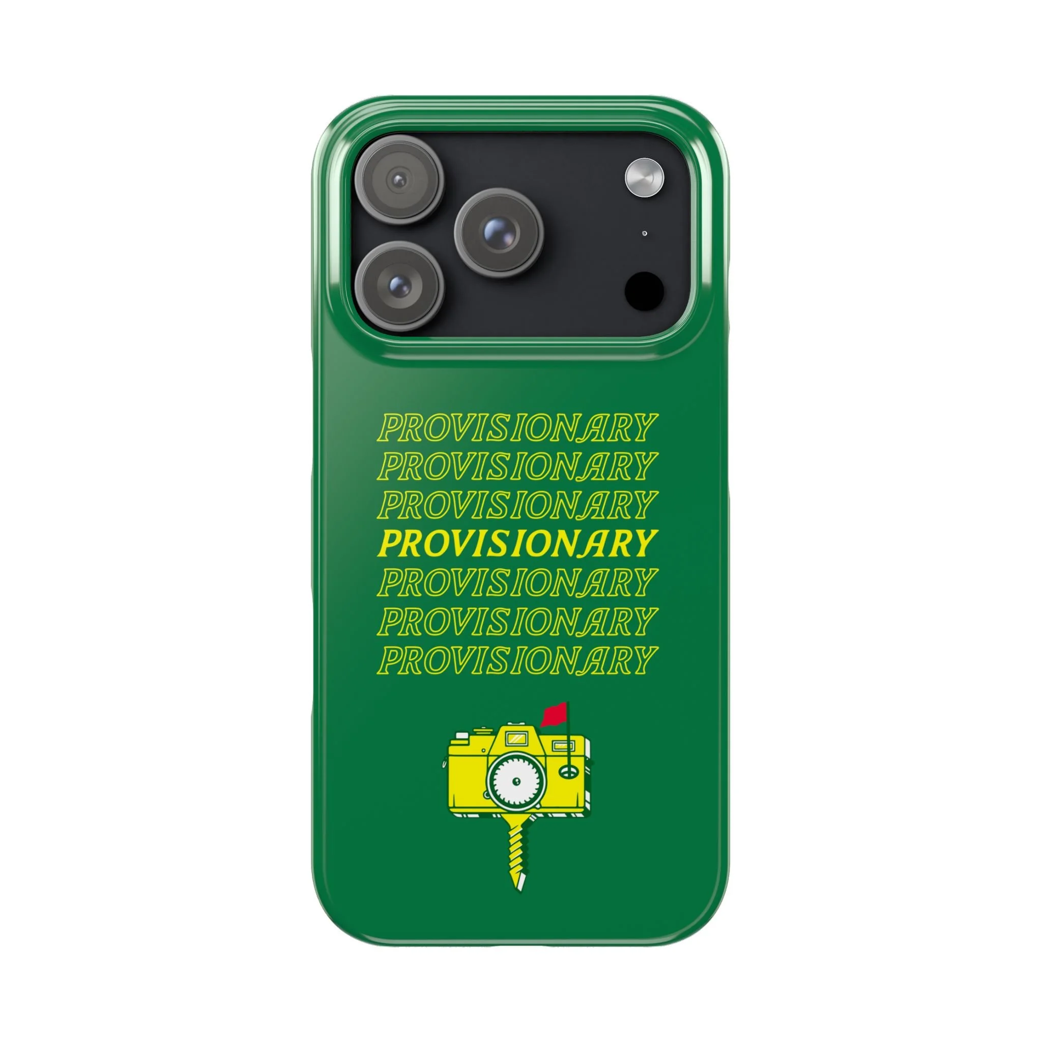 PROVISIONARY iPhone Case (Green)
